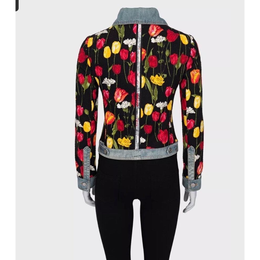 Dolce & Gabbana Dolce & Gabbana Floral Cotton Jacket IT38 XS Size XS / US 0-2 / IT 36-38 - 3 Thumbnail