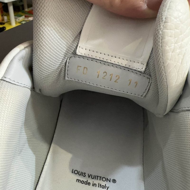 Louis Vuitton Louis Vuitton White Cement Low-Top Sneakers - Size US 11 / EU 44 - 3 Thumbnail