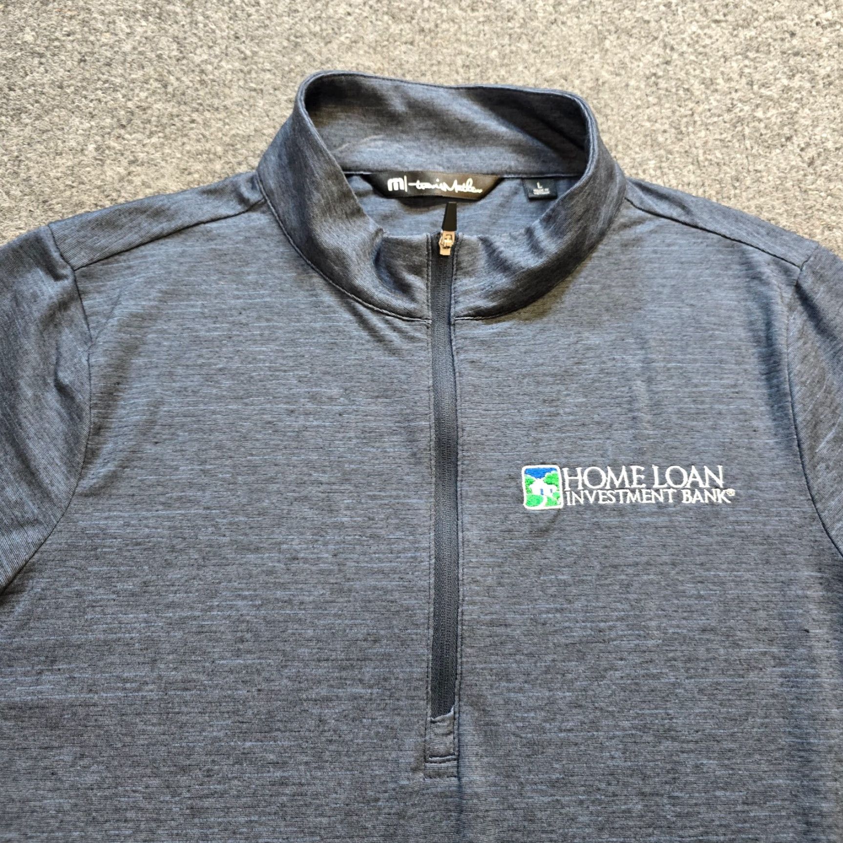 TravisMathew Travis Mathew Shirt Womens L Gray 1/4 Zip Pullover Long Sleeve Athletic Regular Size Type Casual Logo Size L / US 10 / IT 46 - 2 Thumbnail