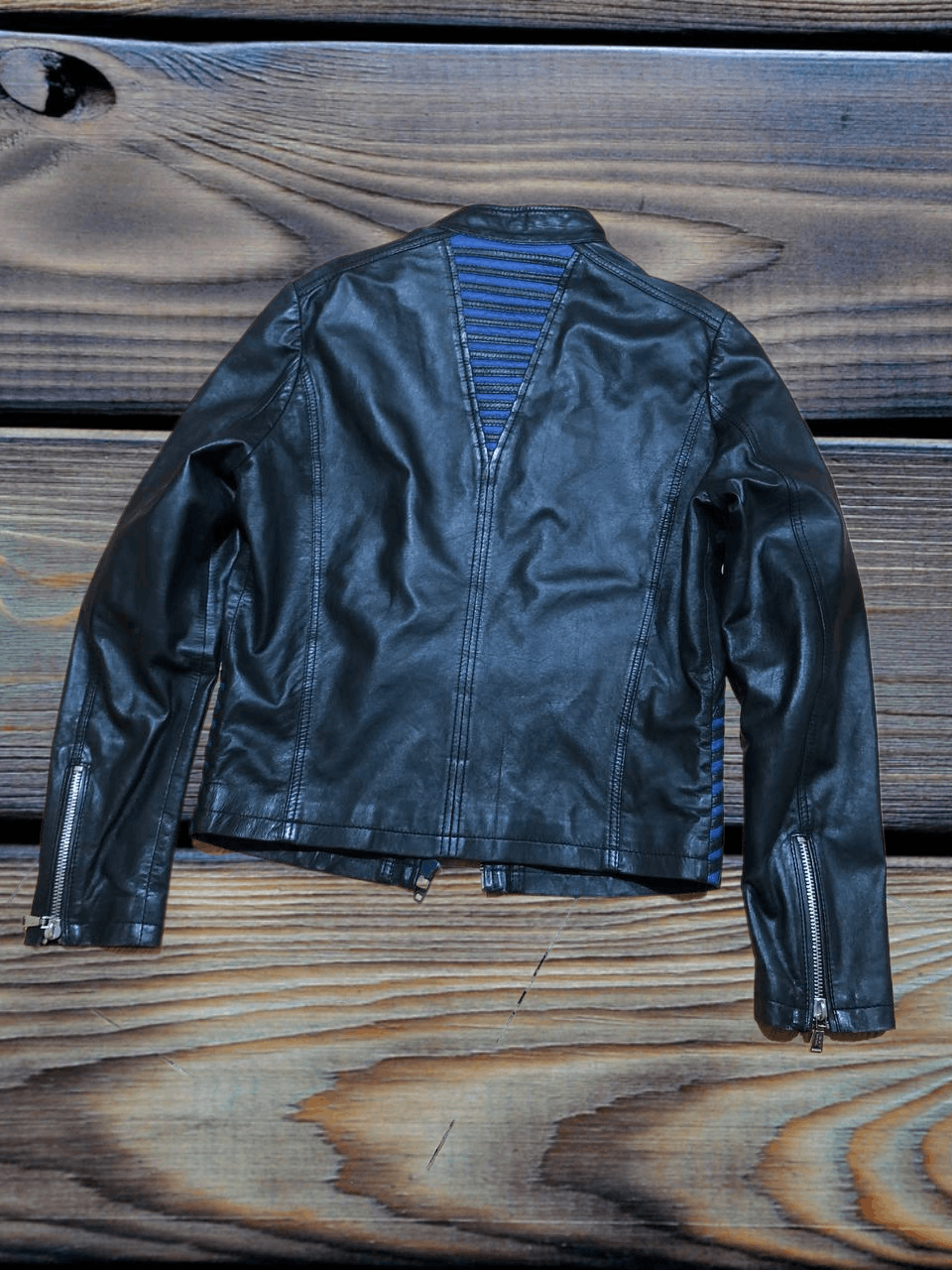 Versace Jeans Couture VERSACE Jeans Leather Jacket Black Studded with zip Size XL / US 12-14 / IT 48-50 - 1 Thumbnail