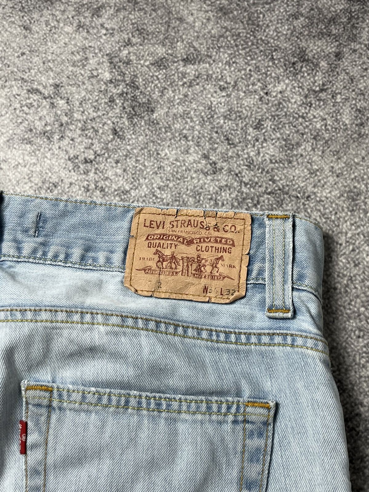 Levi's 🔥00'S LEVIS BOOTCUT FLARED WASHED JEANS TORNADO MART VIBE Size US 34 / EU 50 - 11 Thumbnail