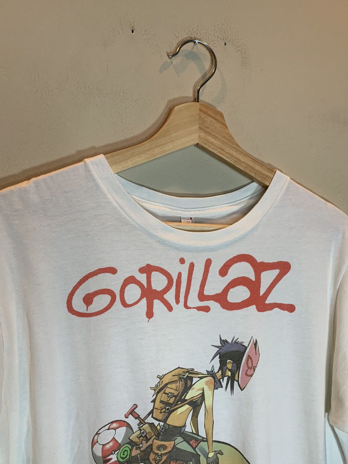 Band Tees *RARE* The Gorillaz Jamie Hewlett Art Band 2012 T-Shirt - M Size US M / EU 48-50 / 2 - 3 Thumbnail