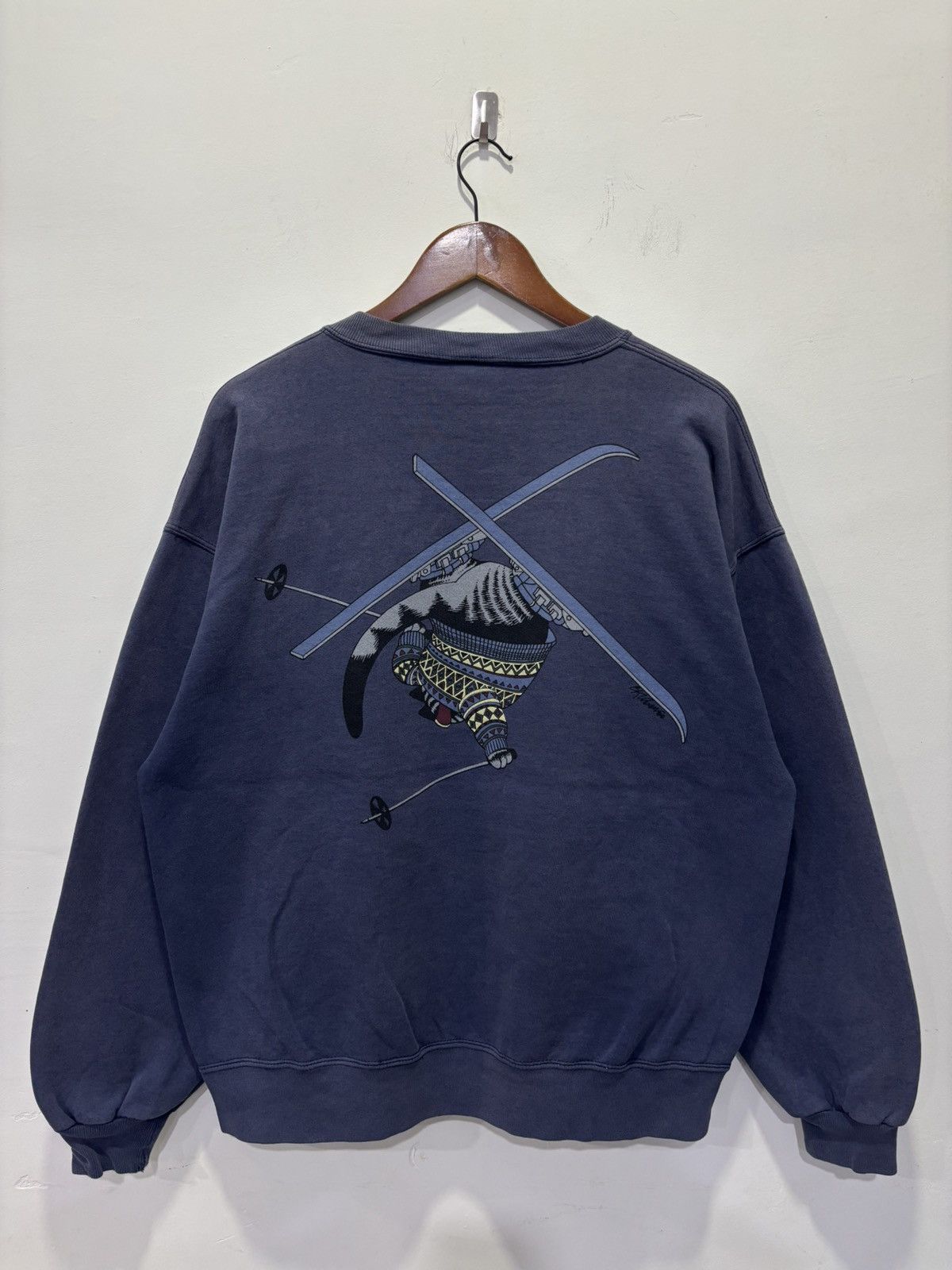 Vintage Vintage Crazy Shirt Sweatshirt Size US M / EU 48-50 / 2 - 2 Thumbnail
