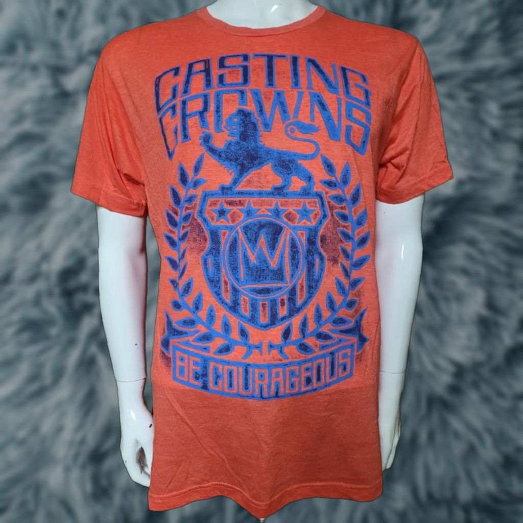 Tultex VINTAGE Casting Crowns Be Courageous Christian Band T Shirt Large Size US L / EU 52-54 / 3 - 1 Thumbnail