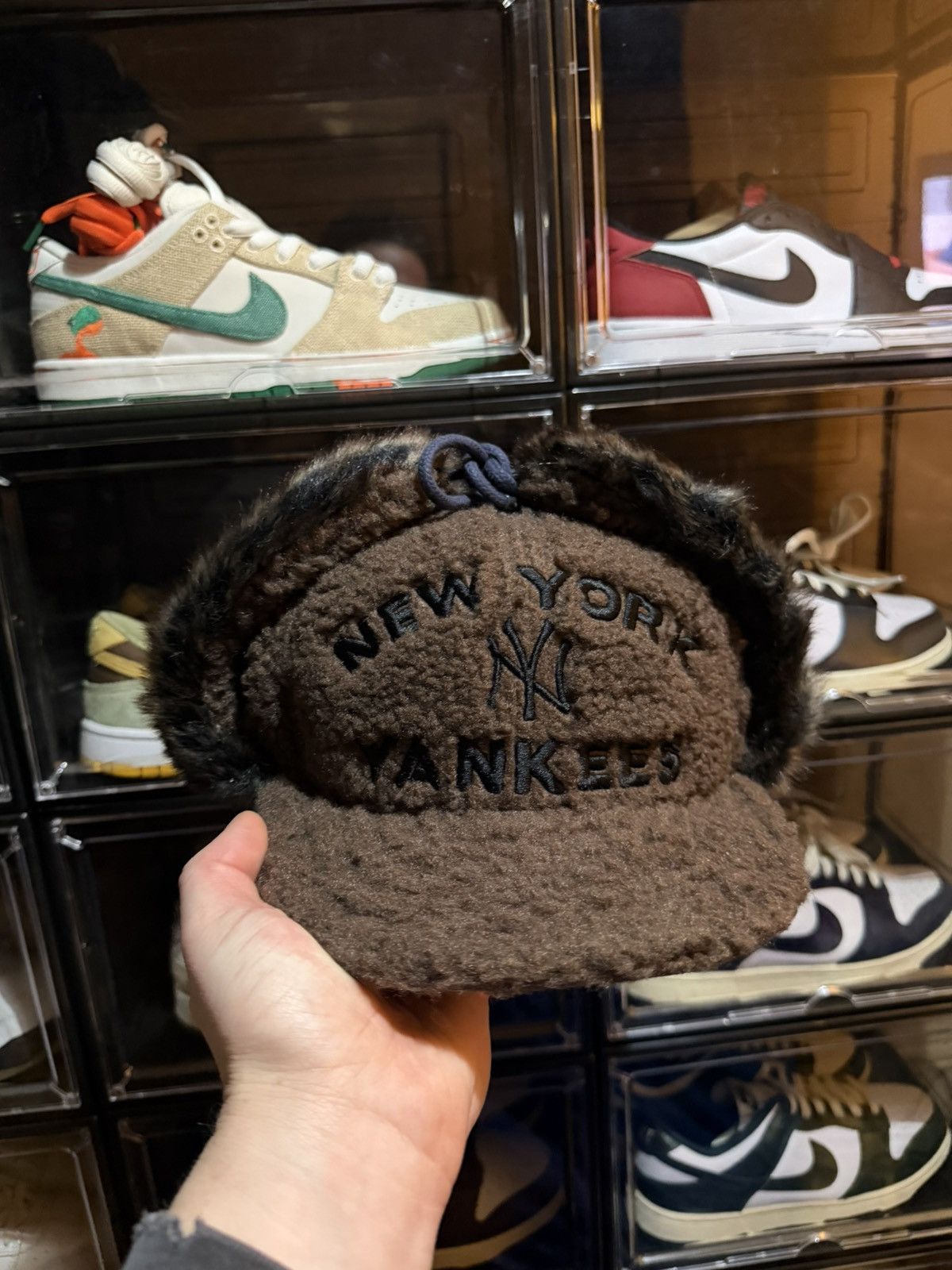 MyFitteds 7 1/4 MyFitteds Sherpa Dog Ears NY Yankees Dave East Brown Size ONE SIZE - 1 Thumbnail