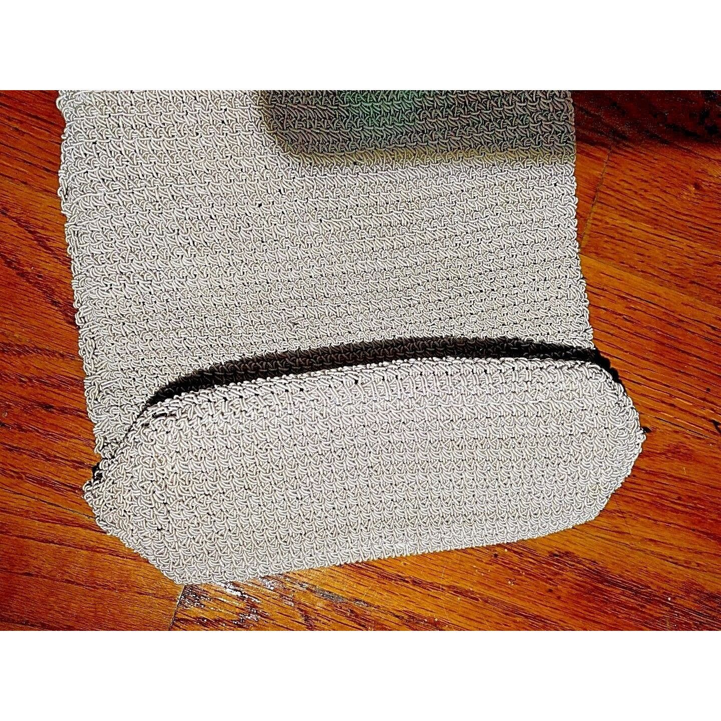 Other Carlo D'Santi Purse Tan Crochet Women Size ONE SIZE - 3 Thumbnail