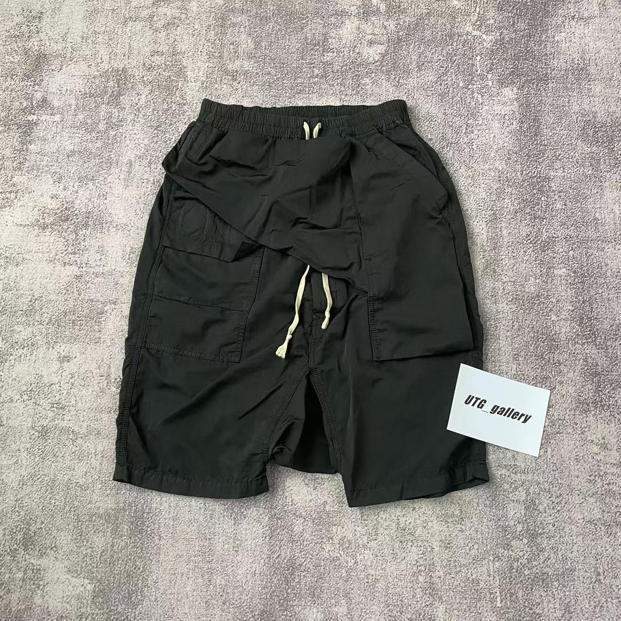 Pre-owned Rick Owens X Rick Owens Drkshdw Nylon Memphis Pod Shorts Size S