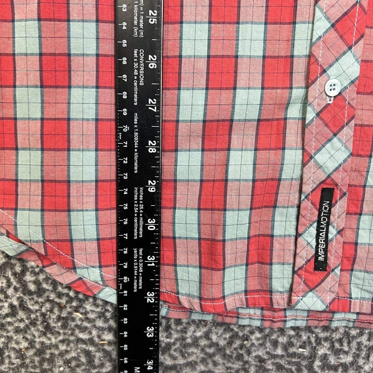 Imperial Imperial Motion Shirt Men Plaid Flannel Button Up XL Size US XL / EU 56 / 4 - 4 Thumbnail