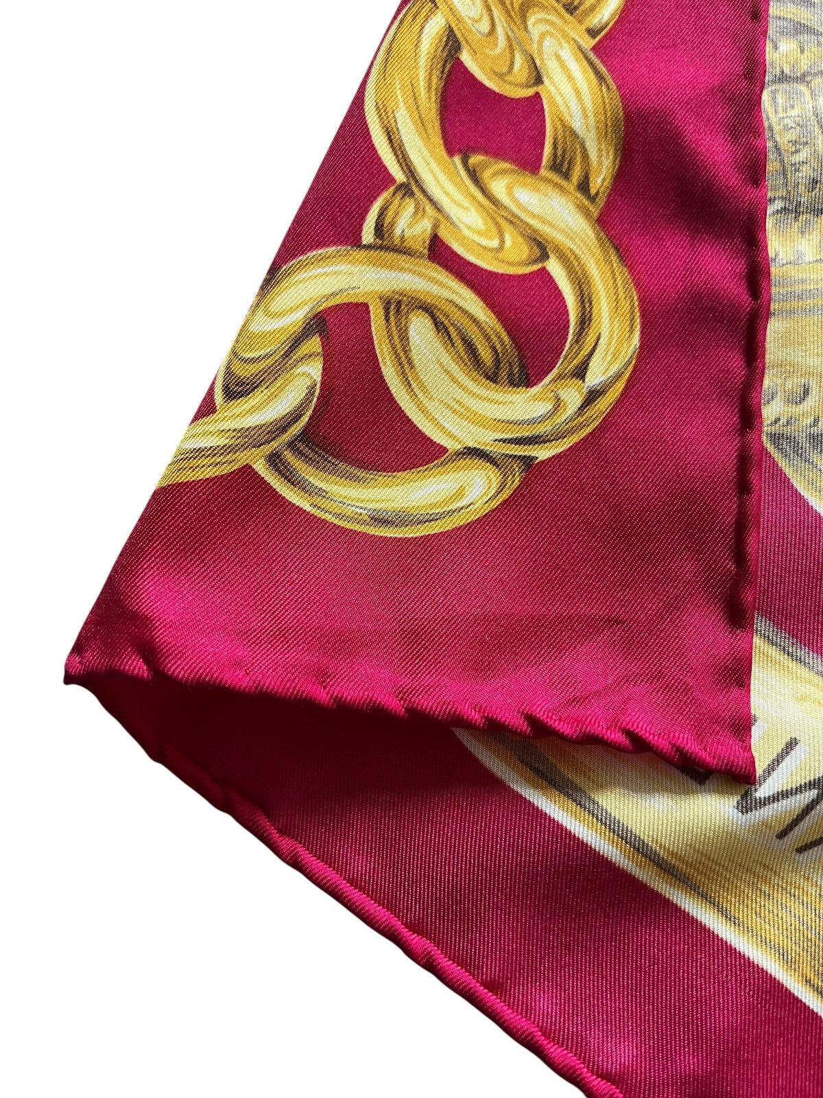 Chanel Vintage Chanel Silk Scarf Size ONE SIZE - 15 Thumbnail