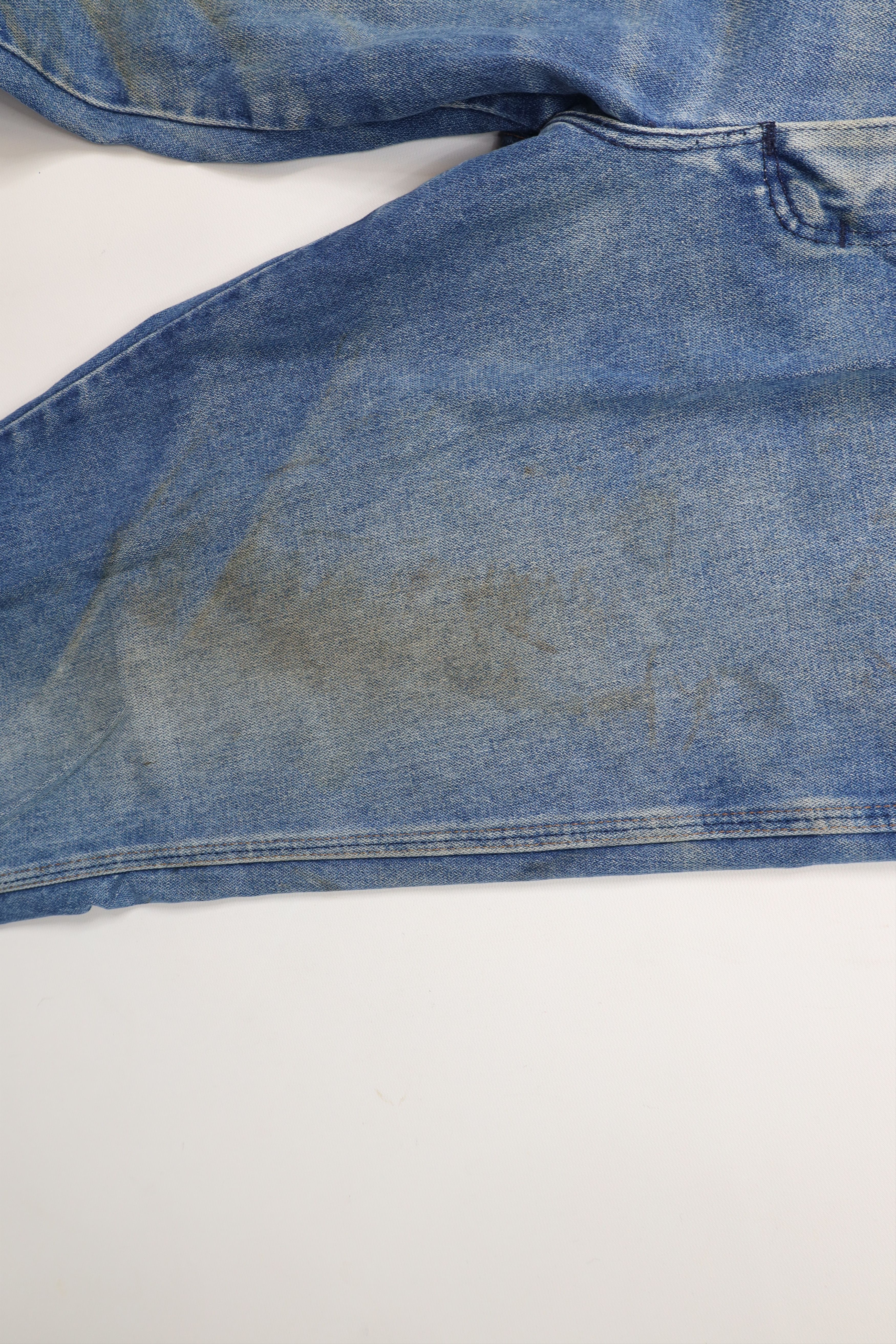Vintage × Wrangler Vintage 90s Wrangler Wide Leg Denim Jeans Blue Cotton USA Size US 36 / EU 52 - 7 Thumbnail