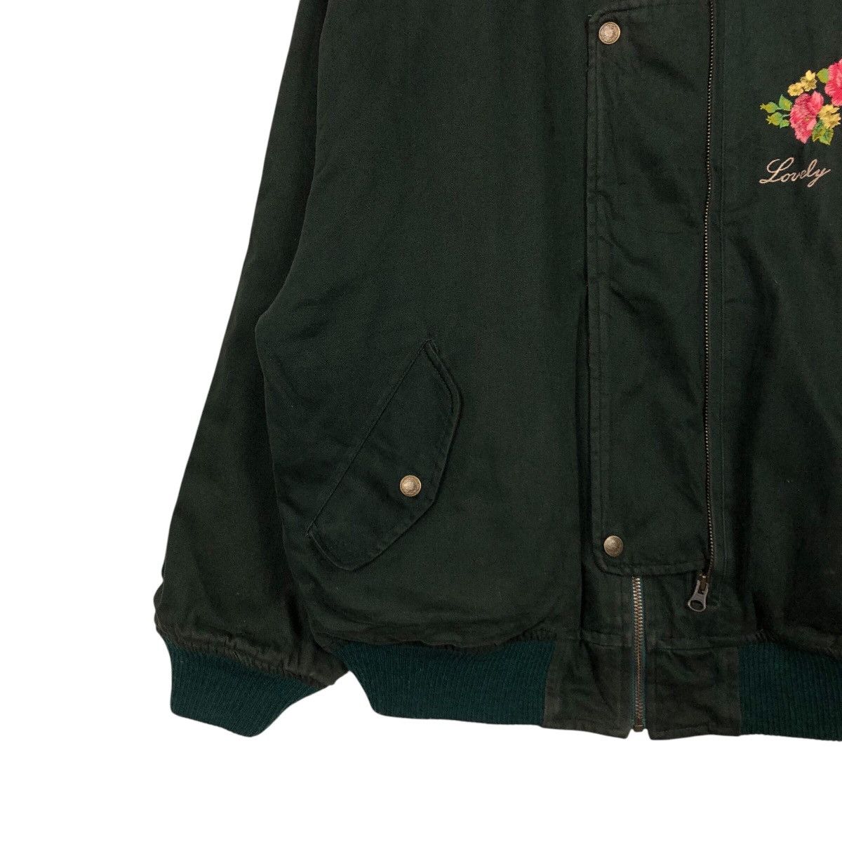 Japanese Brand × Vintage 📌Vintage Reversible Bomber Jacket Full Floral Issey Miyake Size US M / EU 48-50 / 2 - 7 Thumbnail