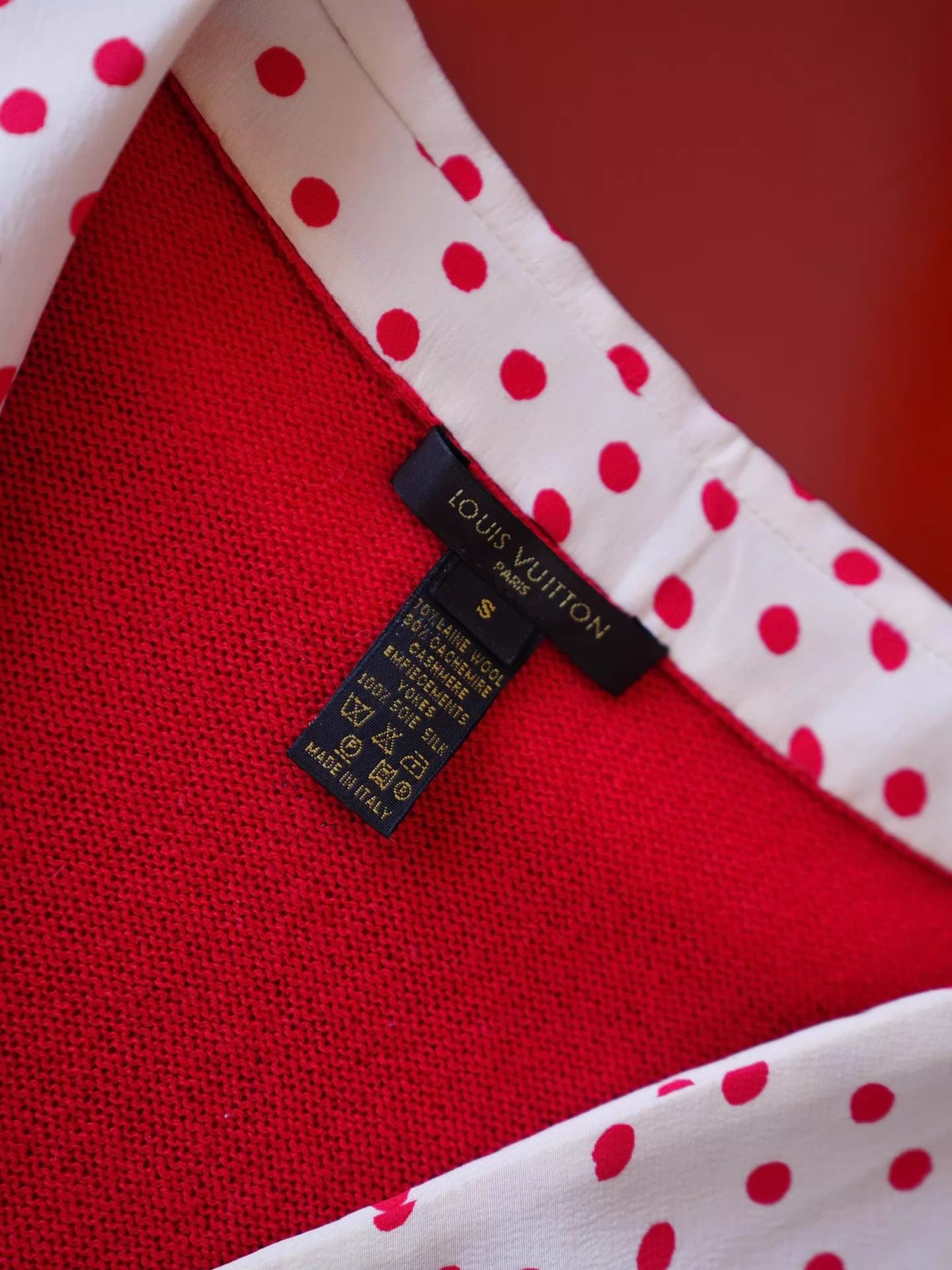 Louis Vuitton LV x Yayoi Kusama Watermelon Red Polka Dot Ladybug Buttons S Size S / US 4 / IT 40 - 4 Thumbnail