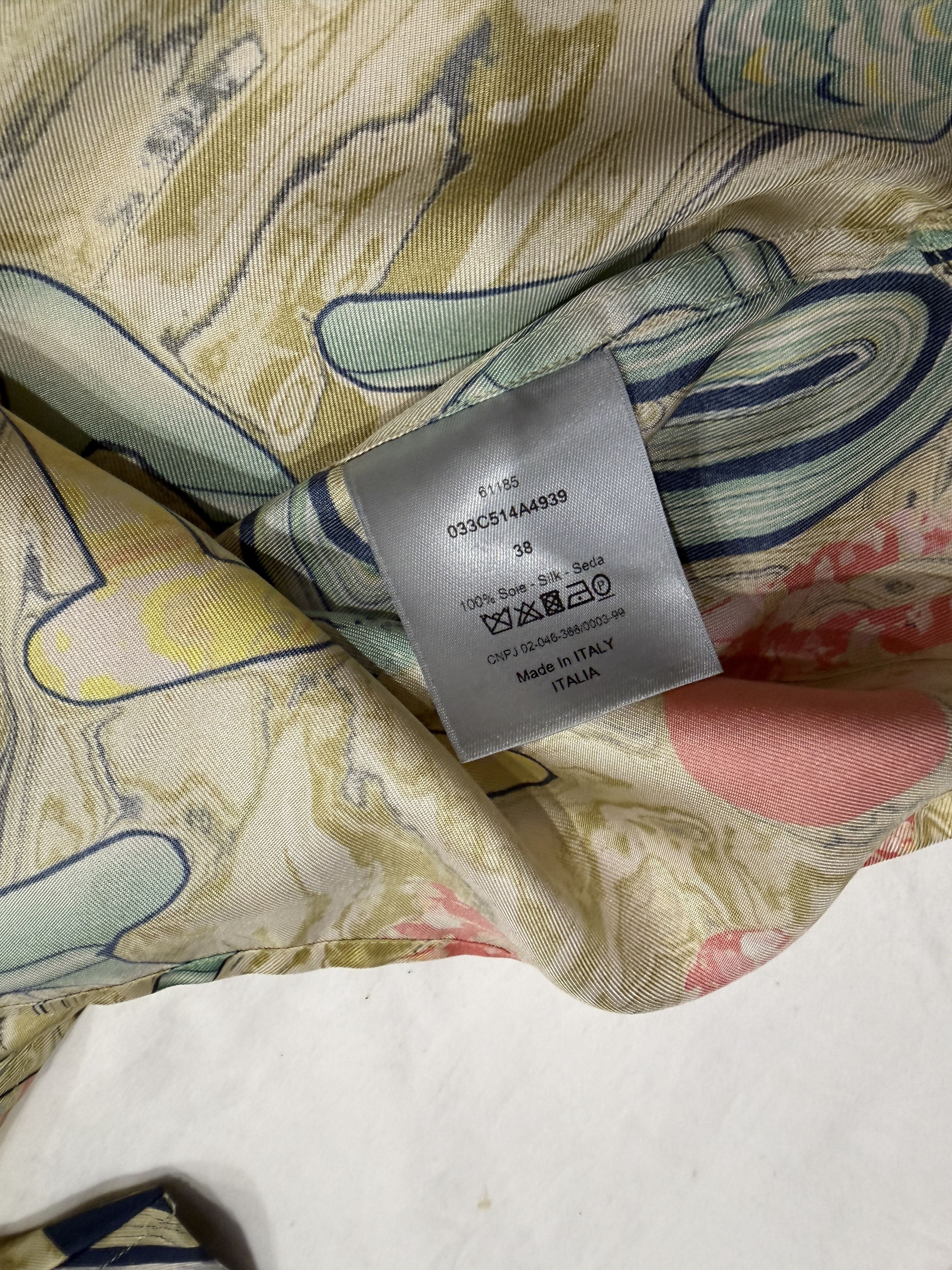 Dior × Stussy Dior x Kim John x Stussy marble effect Janpan silk shirt Size US M / EU 48-50 / 2 - 6 Thumbnail