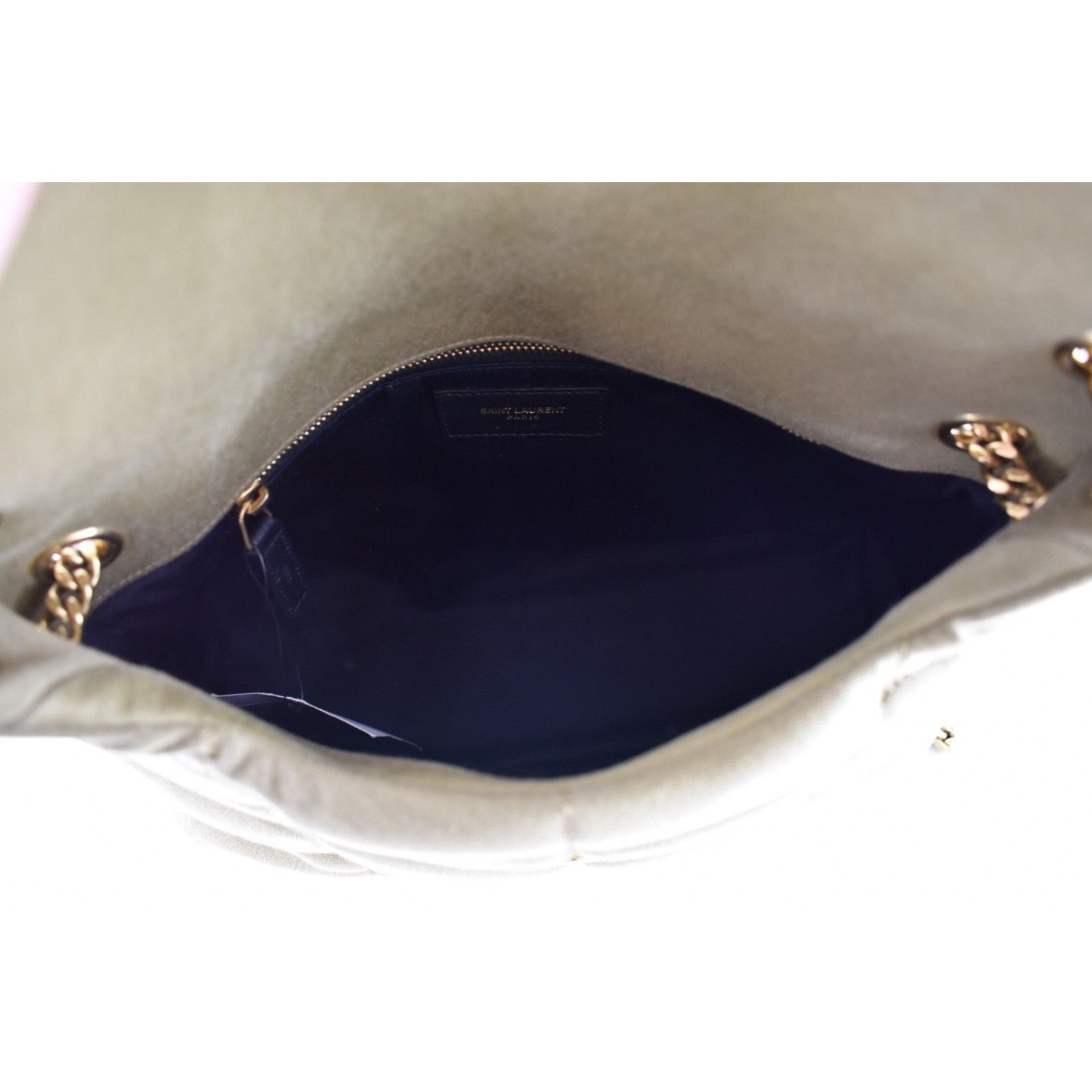 Yves Saint Laurent Saint Laurent Small Puffer Fir Green Gold YSL Crossbody Bag Size ONE SIZE - 18 Thumbnail