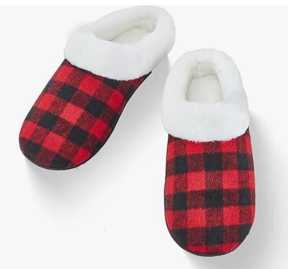 NBDN Nobrandedon Cotton Slippers Plush Lining&Collar, NonSlip SIZE 5 to 5 1/2 Size US 5 / IT 35 - 1 Thumbnail