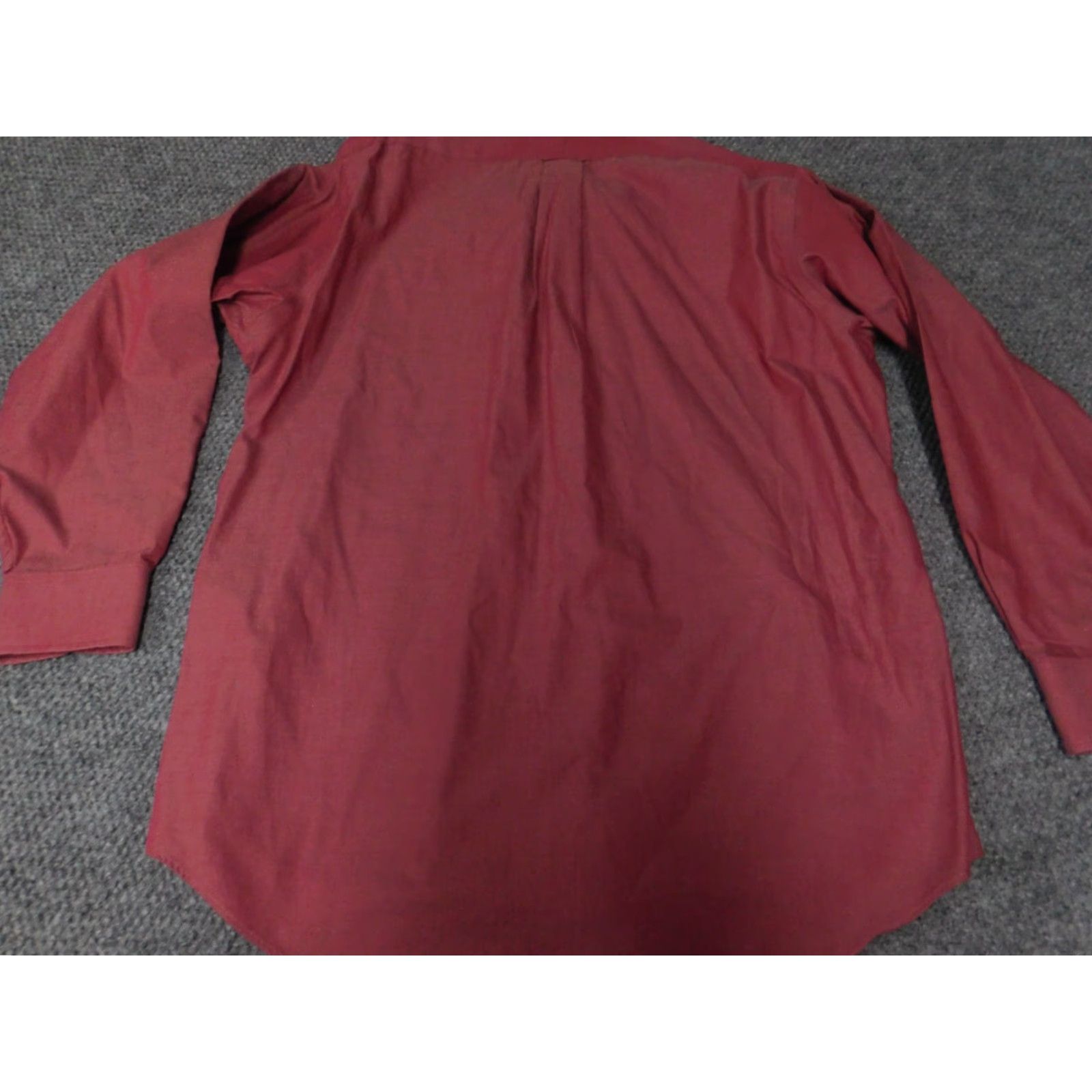 Izod IZOD Shirt Mens Large Red Easy Care Classic Button-Up Knit Cotton Long Sleeve Collared Button-Down Logo Size US L / EU 52-54 / 3 - 5 Thumbnail