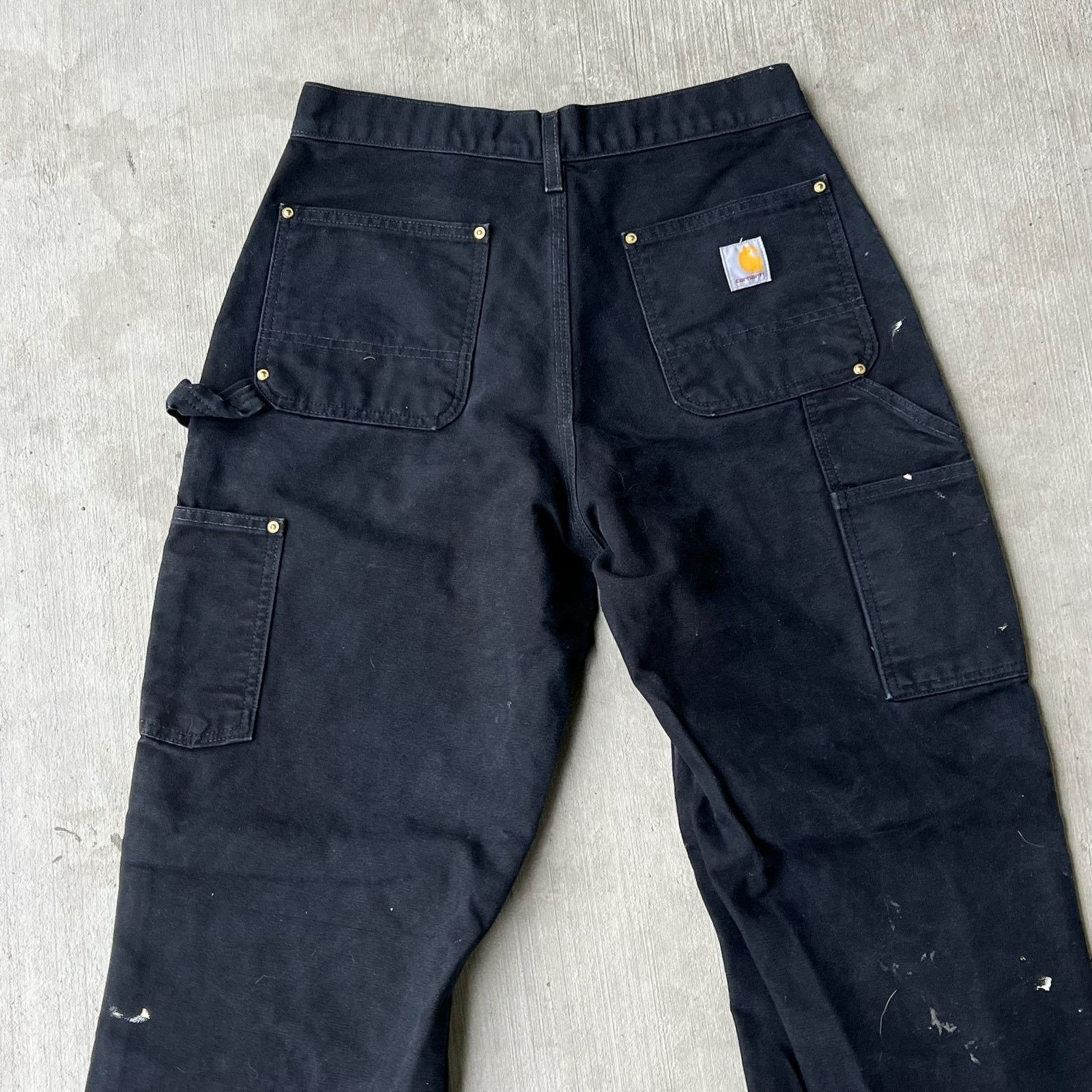 Carhartt × Vintage Carhartt black double knee work wear carpenter pants Size US 28 / EU 44 - 5 Thumbnail
