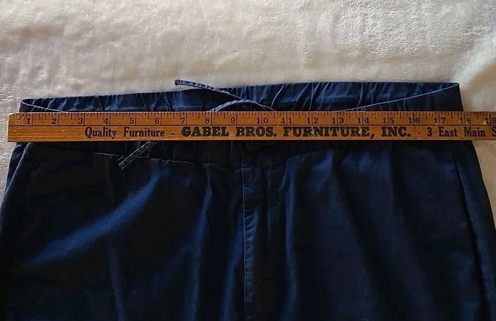 Bonobos Bonobos Men's Size 36 x 27 Drawstring Flat Front Pants Blue Size US 36 / EU 52 - 8 Thumbnail