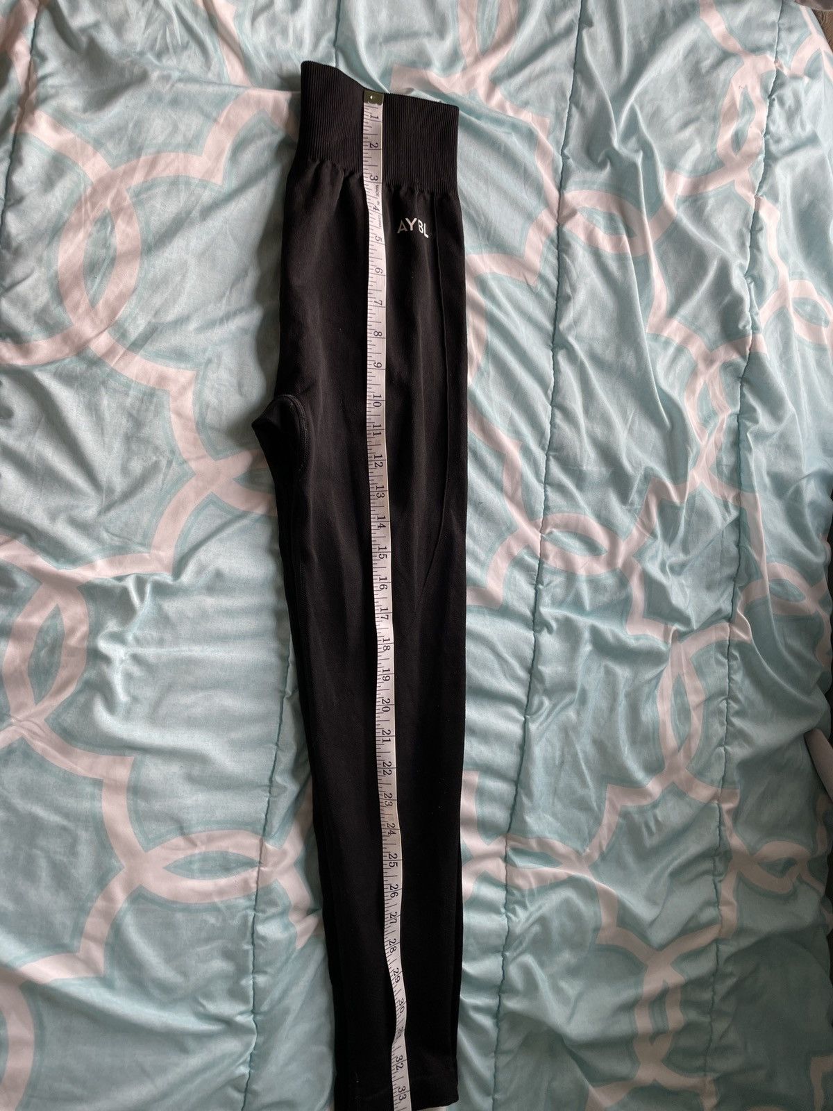 Other AYBL Shape-wear Black Gym Leggings Size 30" / US 8 / IT 44 - 3 Thumbnail