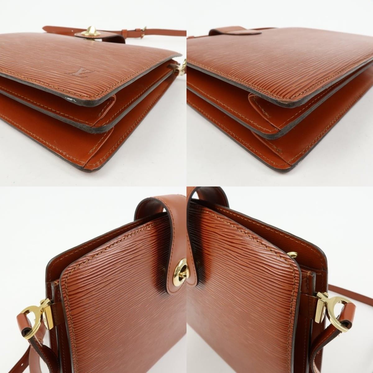 Louis Vuitton Louis Vuitton Epi Capucines Shoulder Bag Brown Size ONE SIZE - 5 Thumbnail