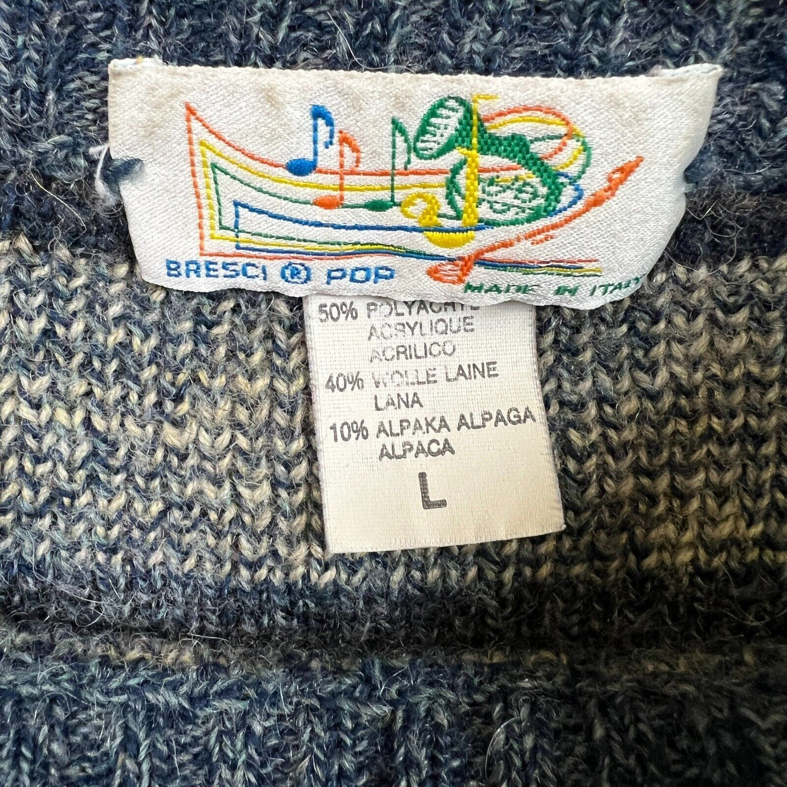 Vintage Vintage Knit Geometric Sweater Medium Casual Pullover 90s Size US M / EU 48-50 / 2 - 6 Thumbnail