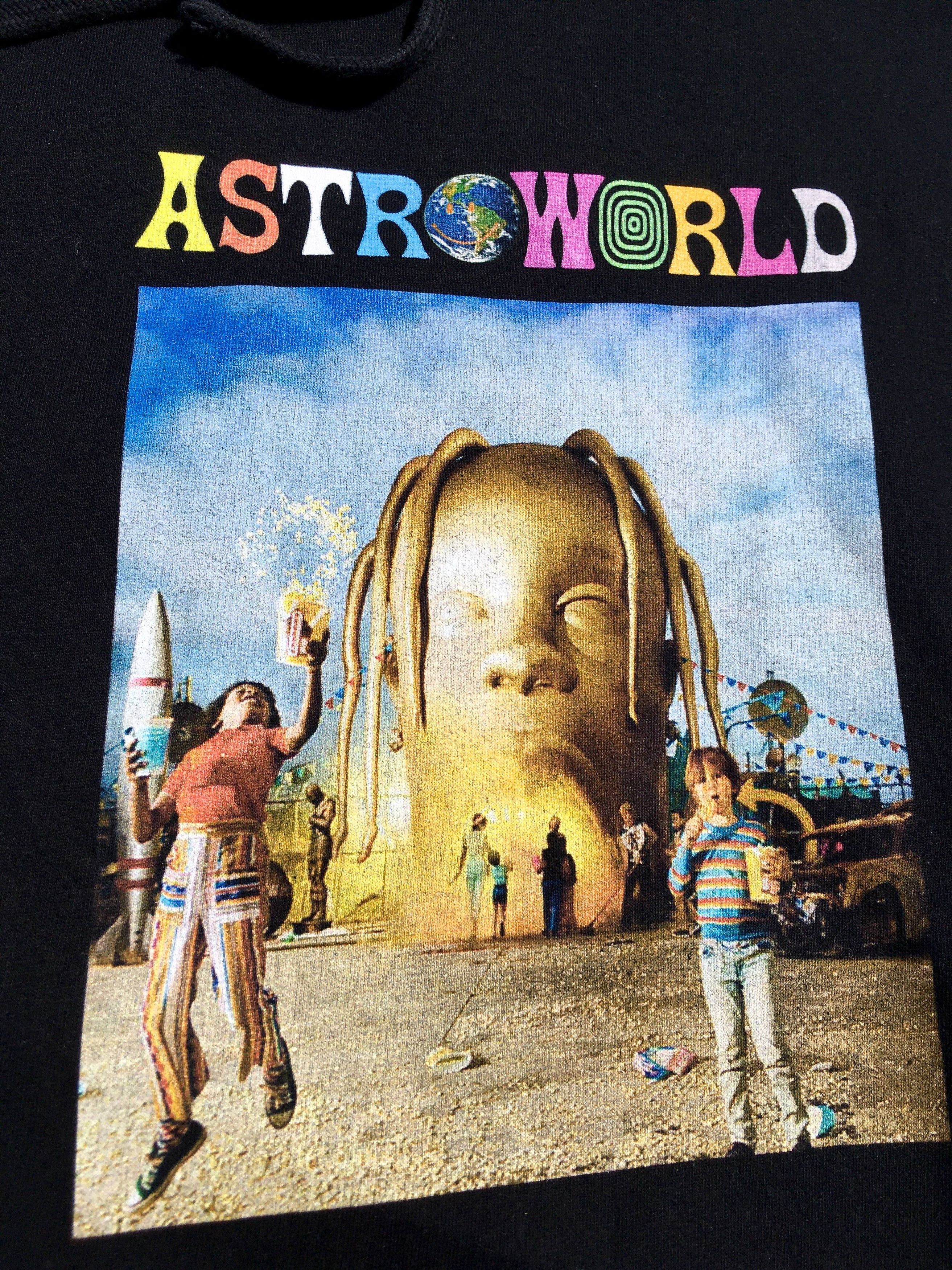 Independent Trading Co. Travis Scott Astroworld Independent Sweatshirt Black Hoodie Size US XXL / EU 58 / 5 - 3 Thumbnail