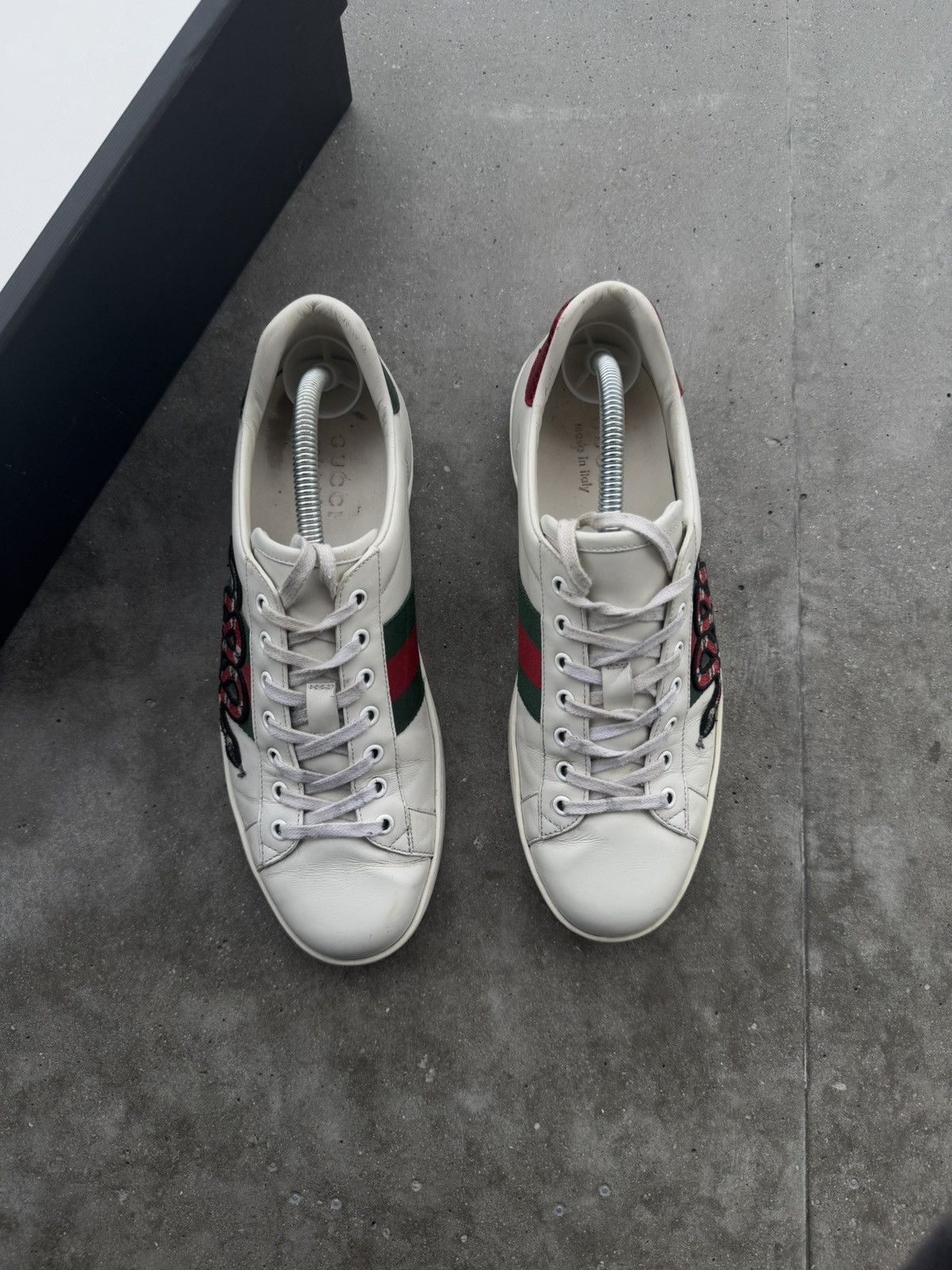 Designer × Gucci Gucci Ace Snake Sneakers Size US 10 / EU 43 - 3 Thumbnail