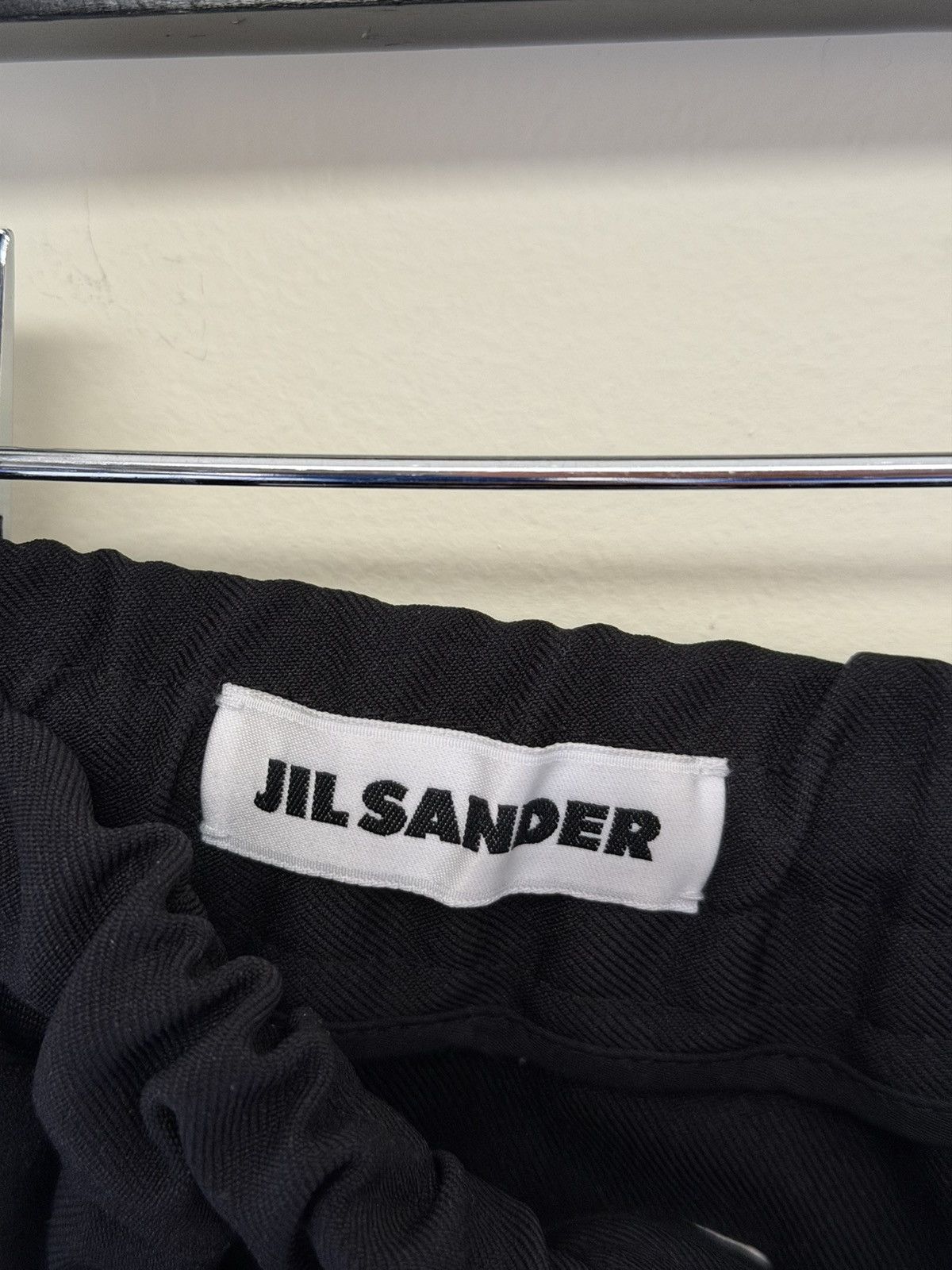 Jil Sander Jill Sander Black Smart Pant Size US 34 / EU 50 - 2 Thumbnail