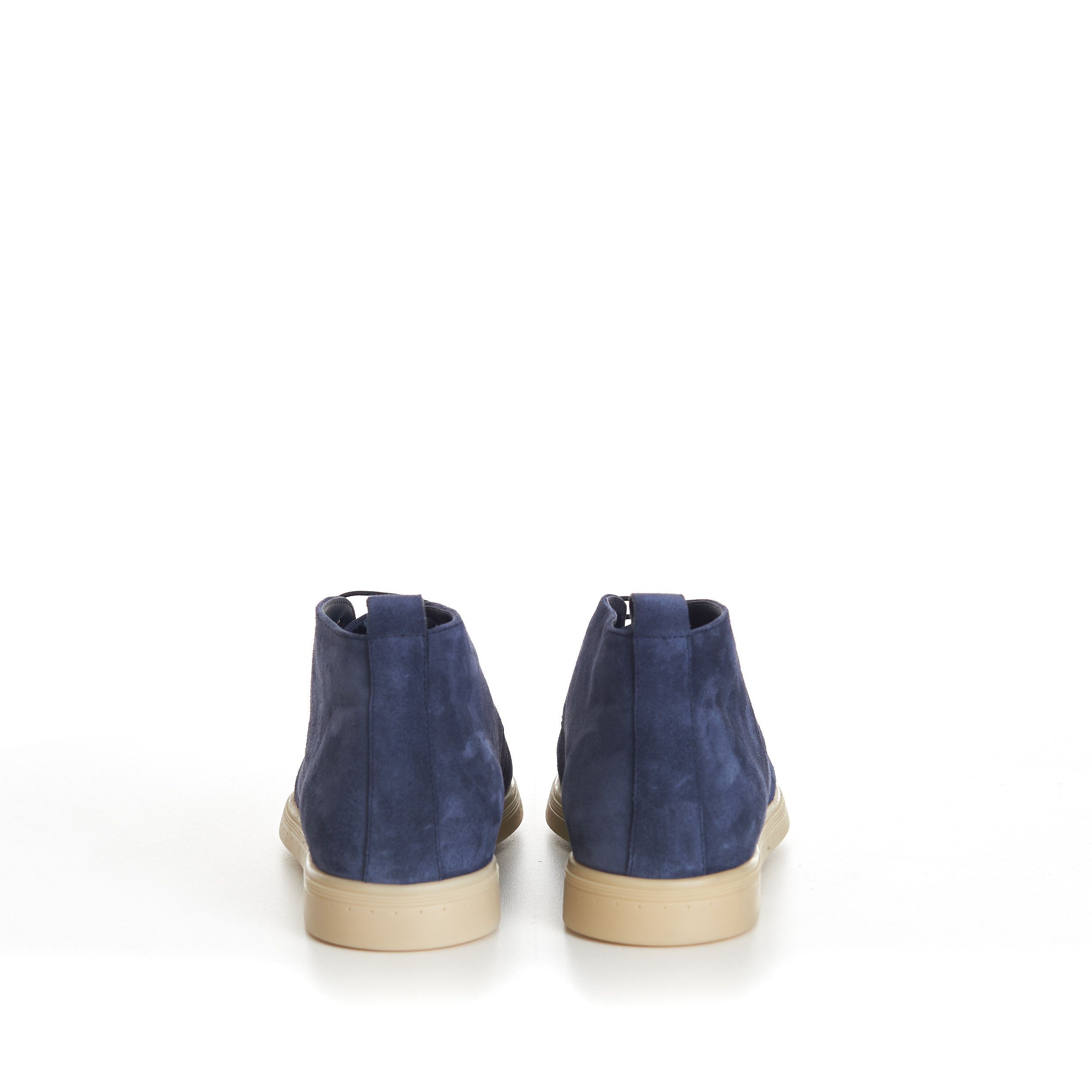 Stefano Ricci Blue Suede Lace Up Chukka Boots With Rubber Soles Size US 7 / EU 40 - 5 Thumbnail