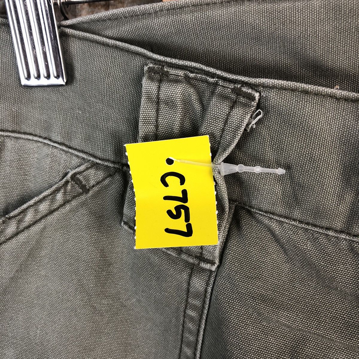 Japanese Brand DL Top Jaunty Green Cargo Multipocket Pants #C757 Size US 32 / EU 48 - 11 Thumbnail