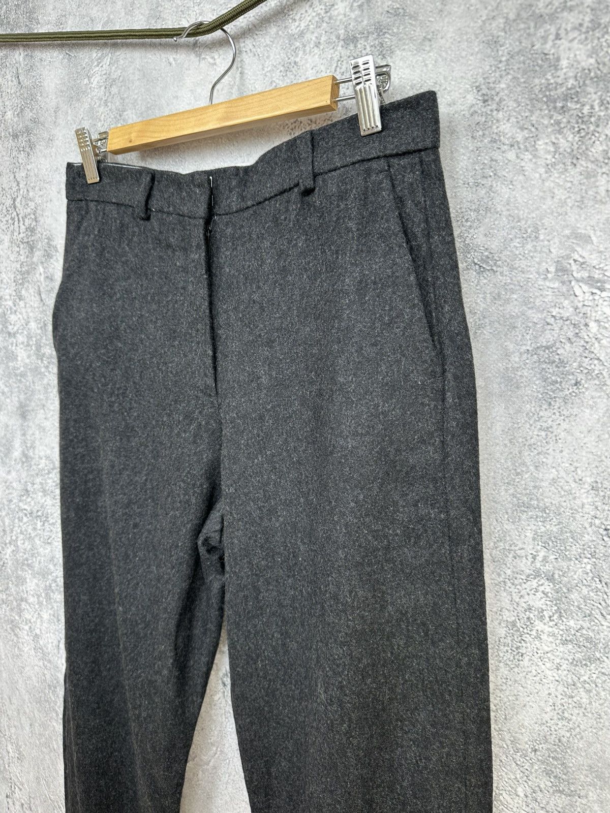 Jigsaw Jigsaw Wool Trousers Charcoal Tailored Dress Pants Straight Size 25" / US 0 / IT 36 - 5 Thumbnail