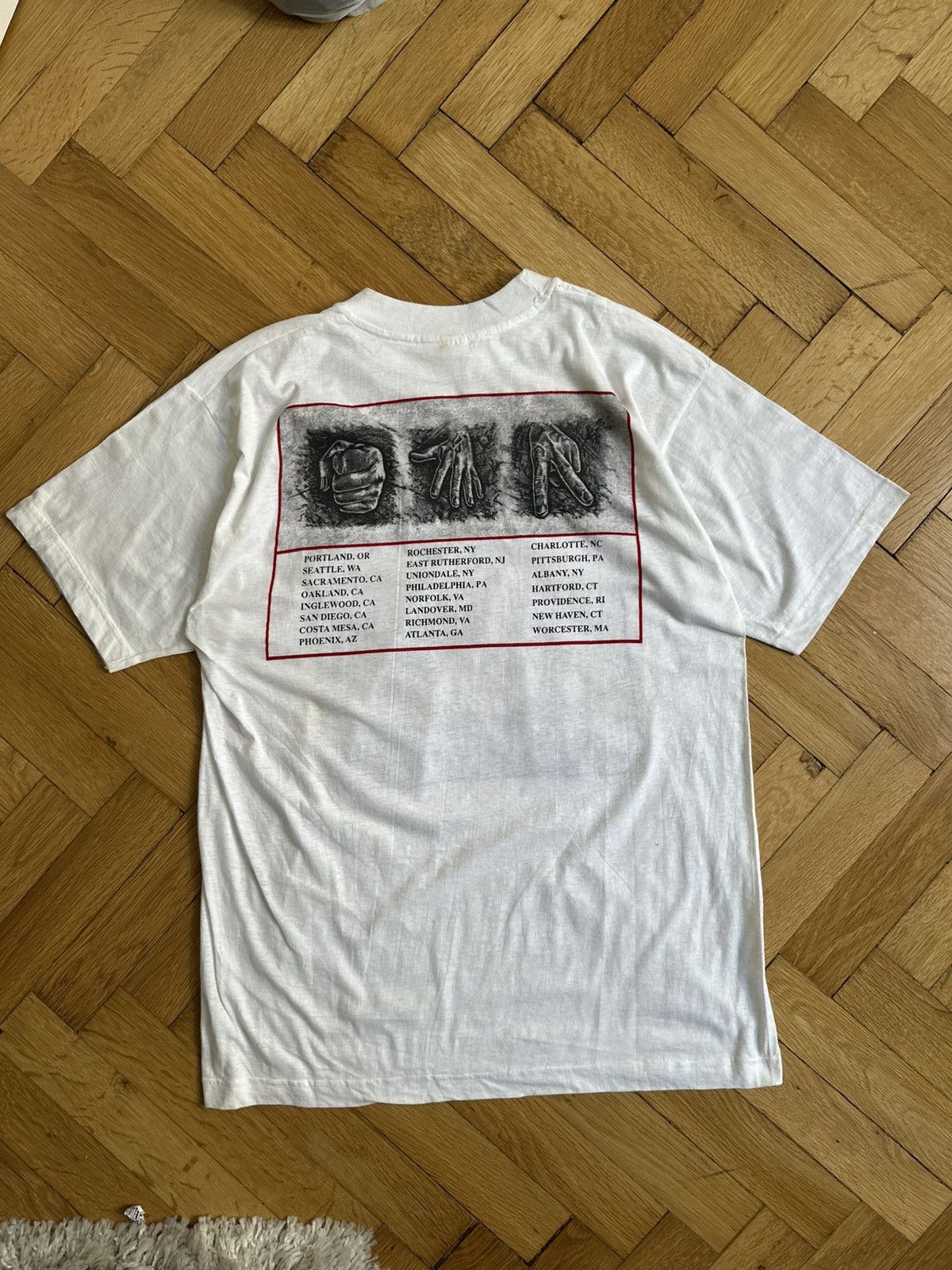 Vintage Vintage Rush Presto Concert T-Shirt 1990s Band Rock shirt Size US XL / EU 56 / 4 - 7 Thumbnail