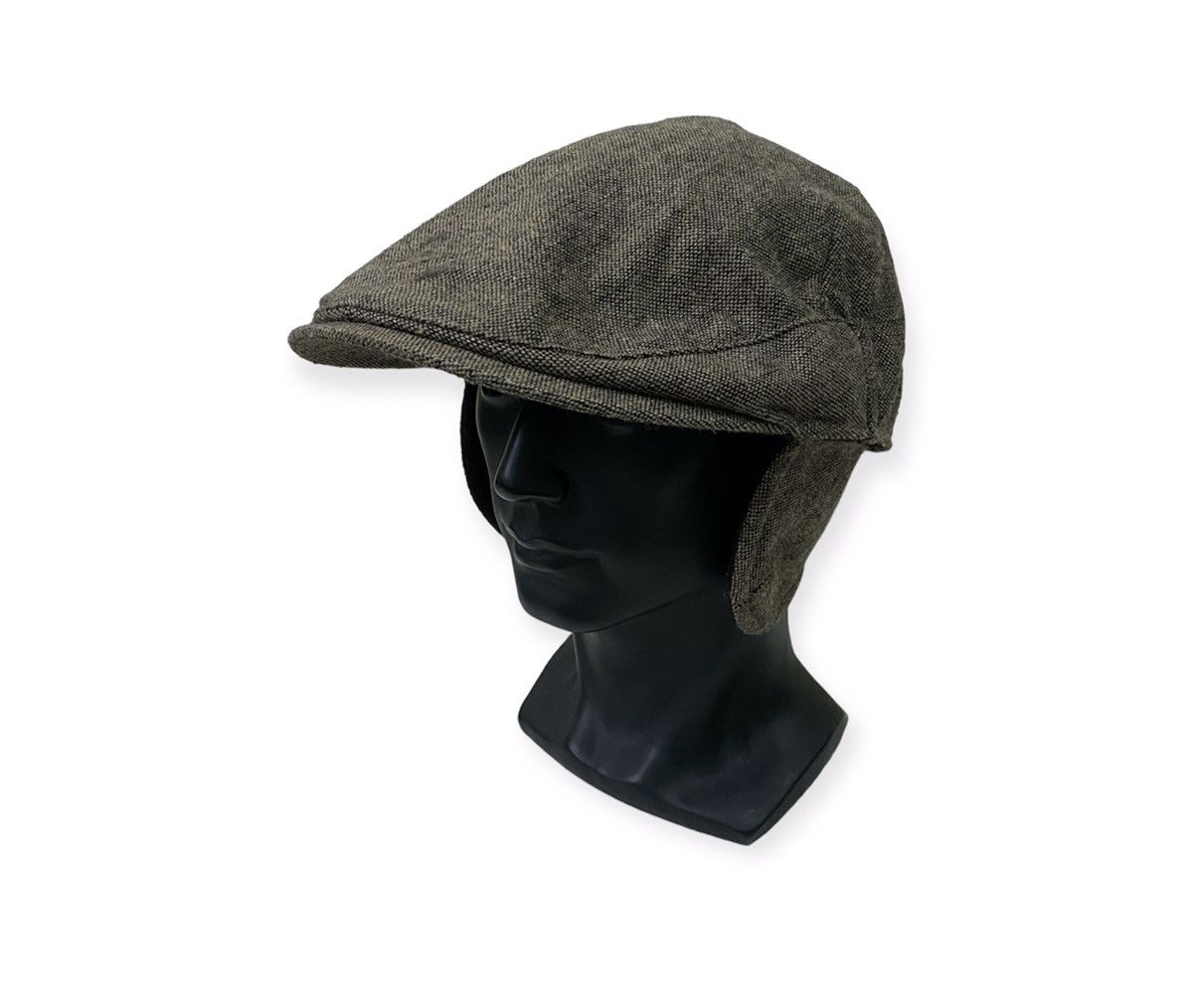 image of Graceful Days Earflap Beretta Hat in Brown, Men's