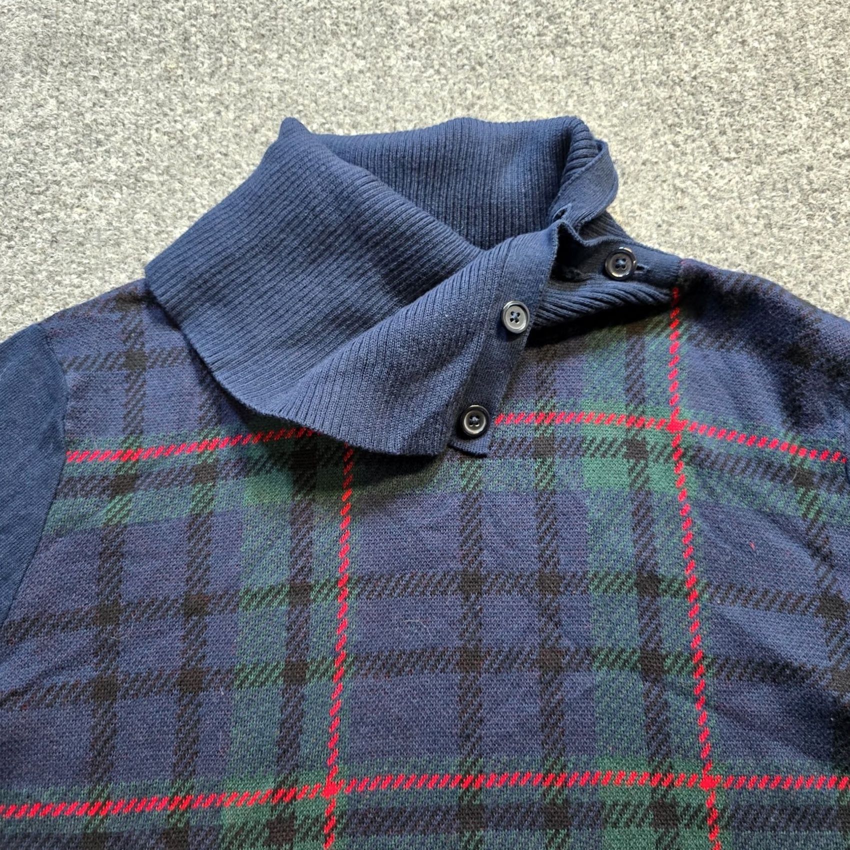 Talbots Talbots Sweater Women XL Blue Plaid Turtleneck Long Sleeve Top Casual Workwear Size XL / US 12-14 / IT 48-50 - 2 Thumbnail