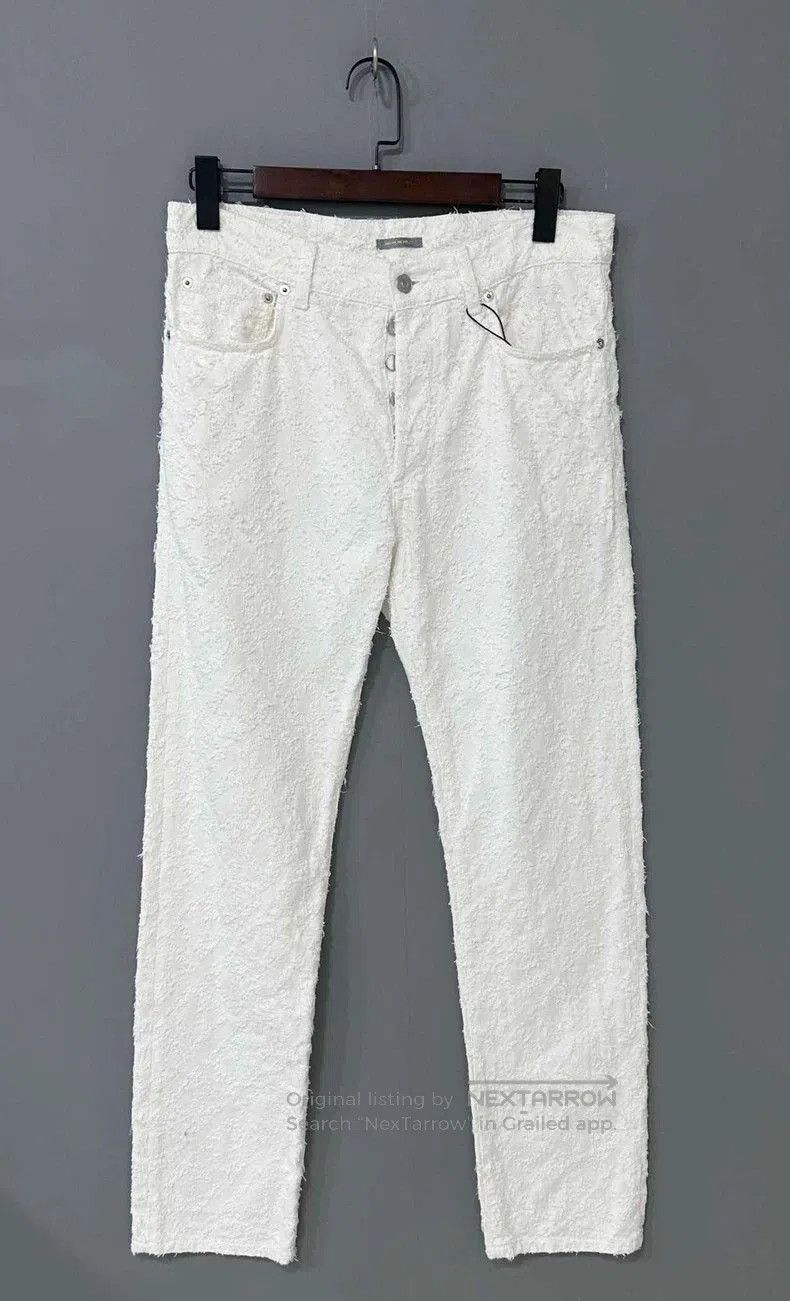 Dior Dior Distressed White Denim Jeans. Size US 31 - 1 Thumbnail