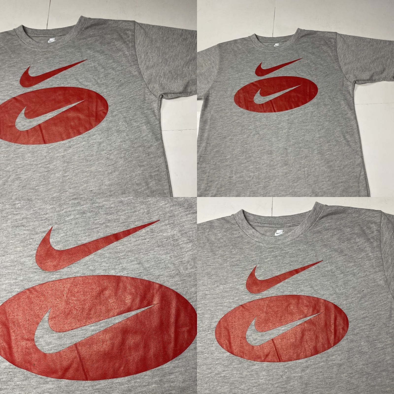 Nike **Nike Tee T-Shirt Gray Small Adult Regular Fit** User: **Gray Small Adult Regular Fit Nike Tee T-Shirt** Size US S / EU 44-46 / 1 - 9 Thumbnail