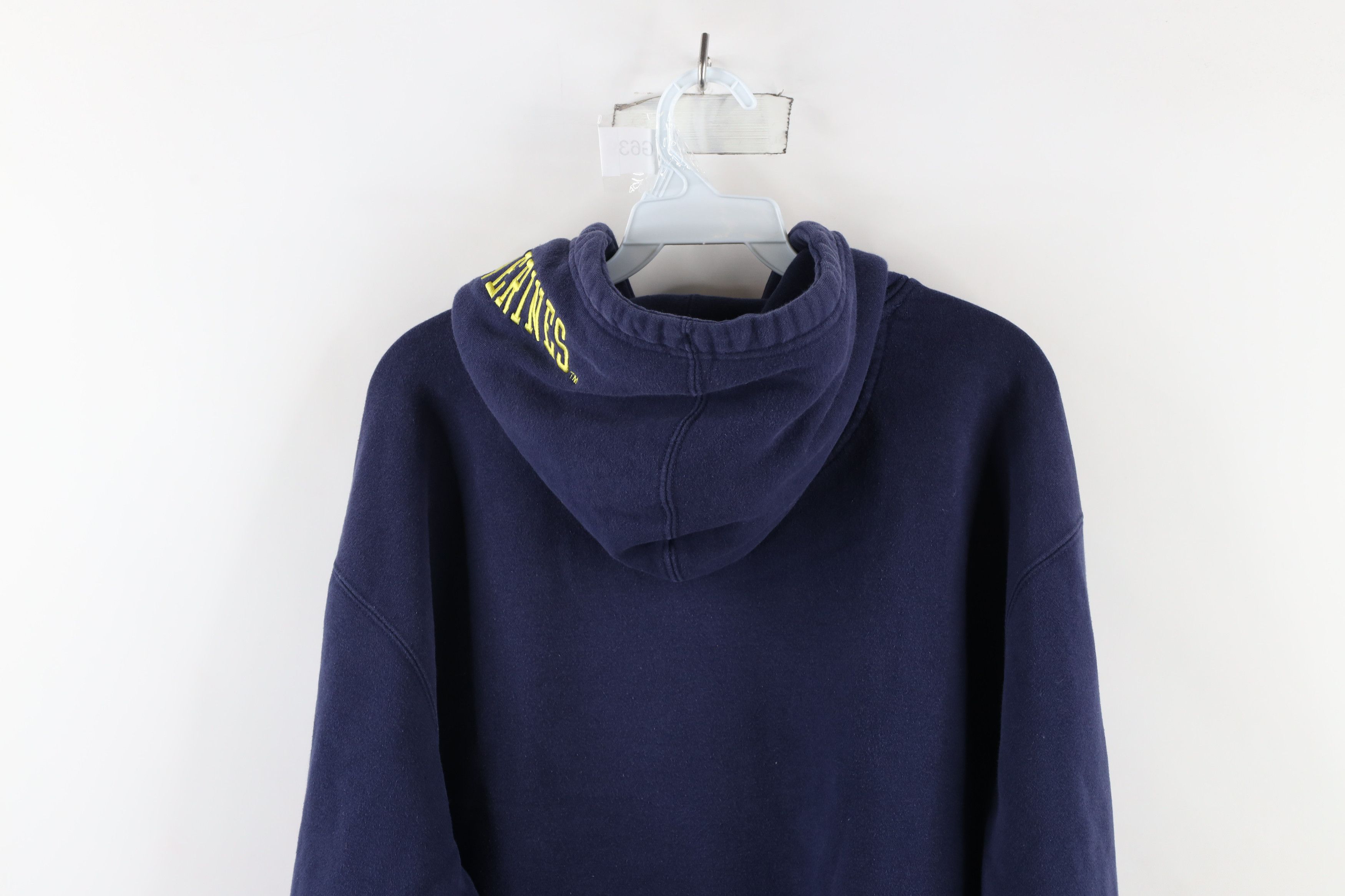 Vintage Vintage Block M University of Michigan Hoodie Sweatshirt Size US L / EU 52-54 / 3 - 12 Thumbnail