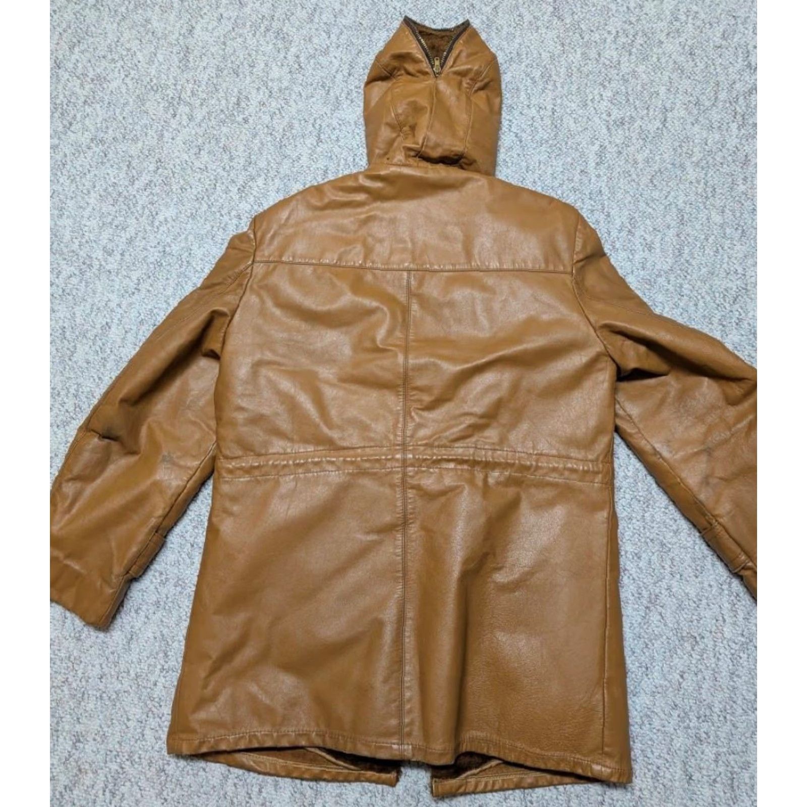 London Fog VINTAGE London Fog COAT Parka Leather Cowhide 42R M Browns Mens Size US M / EU 48-50 / 2 - 4 Thumbnail