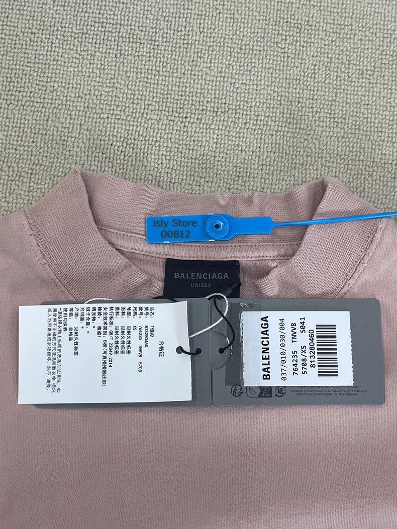 Balenciaga Balenciaga Monogrammed Crew Neck Pullover Short Sleeve Dro Size XS / US 0-2 / IT 36-38 - 4 Thumbnail