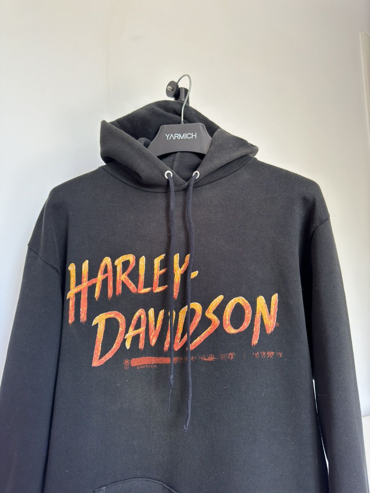 Harley Davidson Vintage 1987 Harley Davidson Jerzees Hoodie Size US XL / EU 56 / 4 - 2 Thumbnail