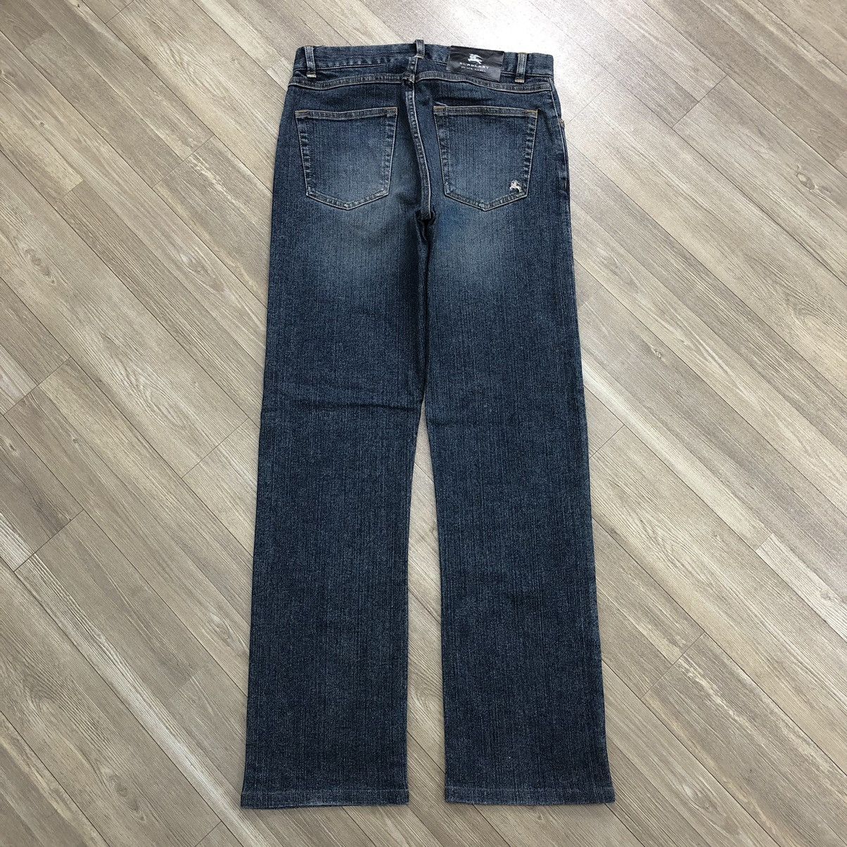 Burberry Vintage Burberry Black Label Faded Blue Jeans Size US 27 - 16 Thumbnail