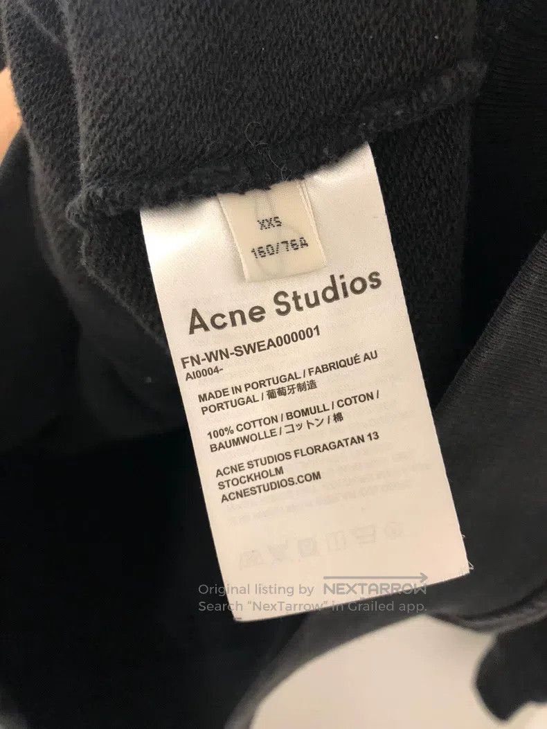 Acne Studios Acne Studios Burgundy Wool Sweater, Loose Fit Size XXS / US 00 / IT 34 - 6 Thumbnail