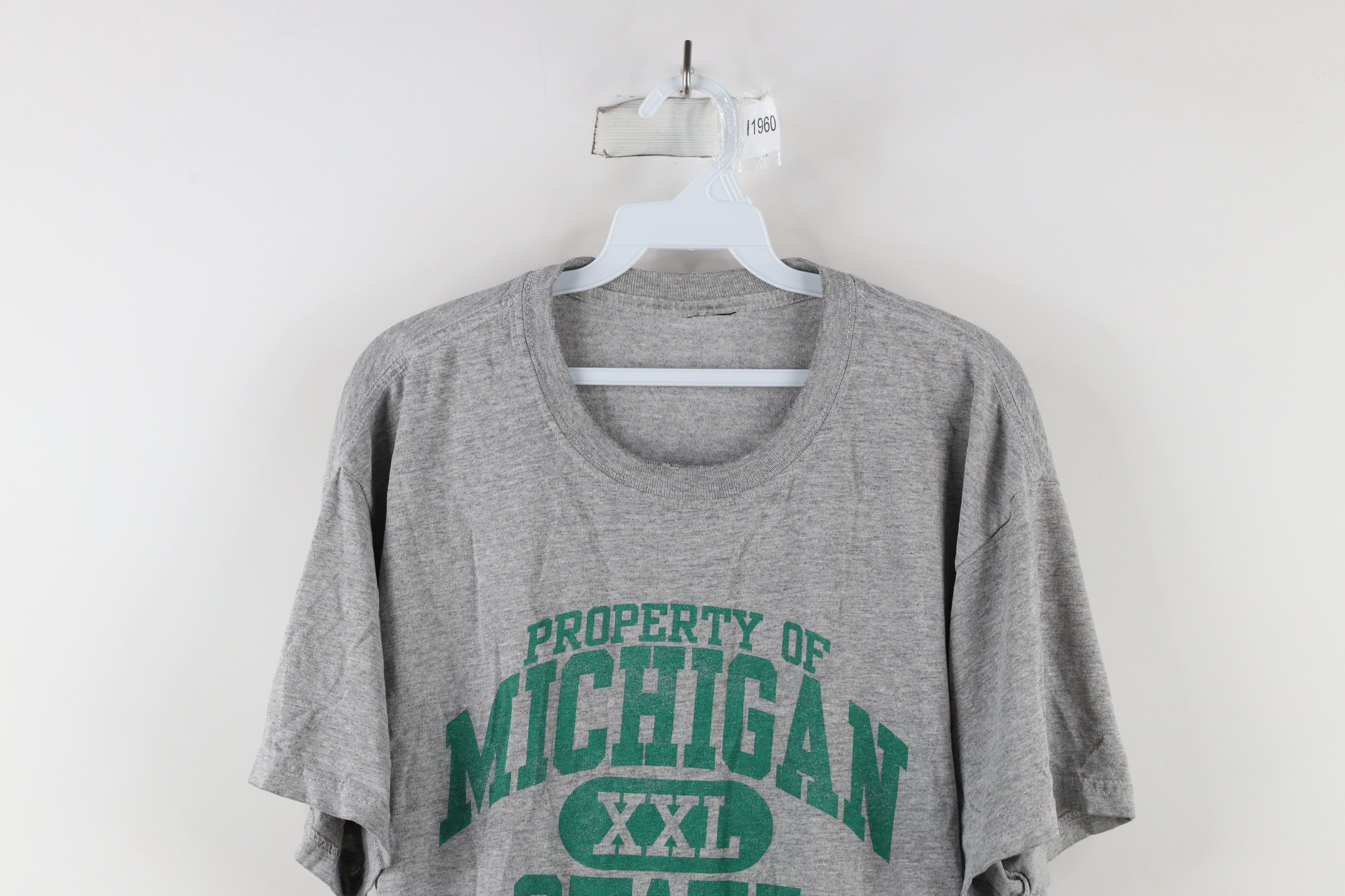 Vintage Vintage 90s Out Michigan State University Athletics T-Shirt Size US L / EU 52-54 / 3 - 2 Thumbnail