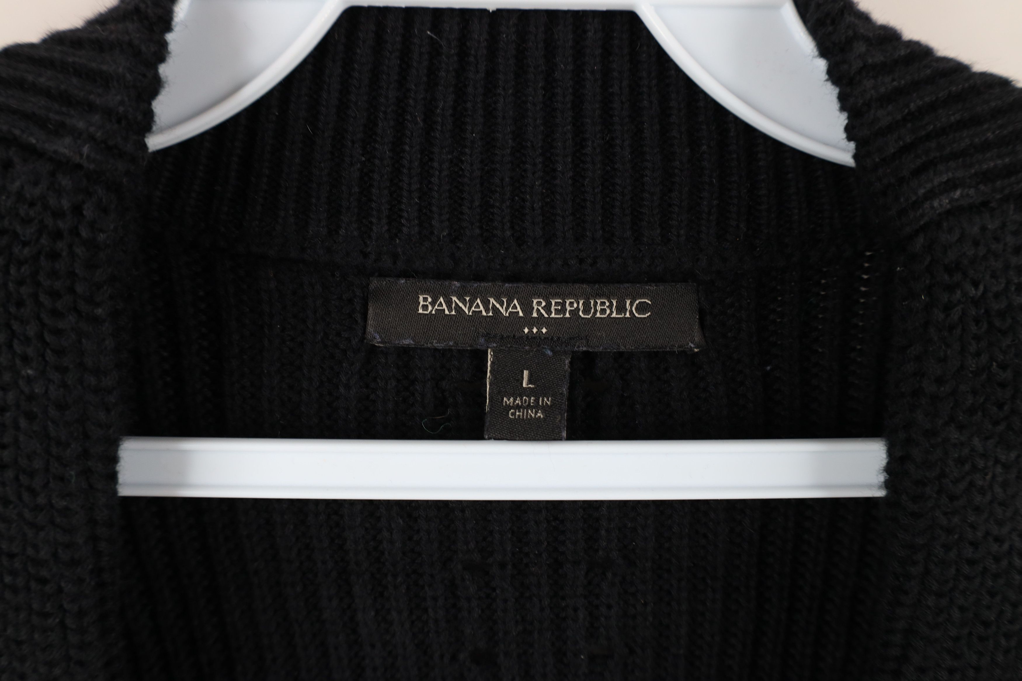 Banana Republic × Vintage Vintage Y2K Banana Republic Ribbed Knit Cardigan Sweater Size L / US 10 / IT 46 - 8 Thumbnail