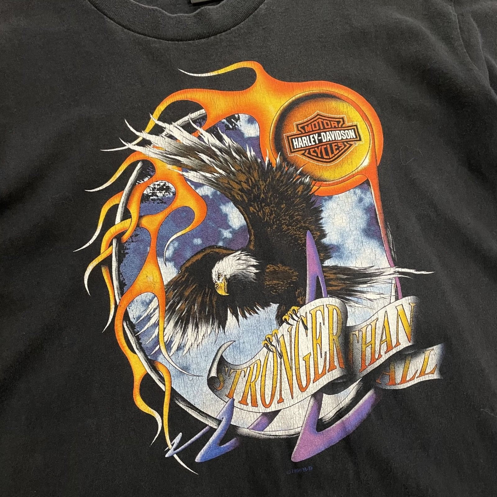 Harley Davidson Harley-Davidson Vintage 1996 T-Shirt USA Made Nashville TN E Size US L / EU 52-54 / 3 - 2 Thumbnail