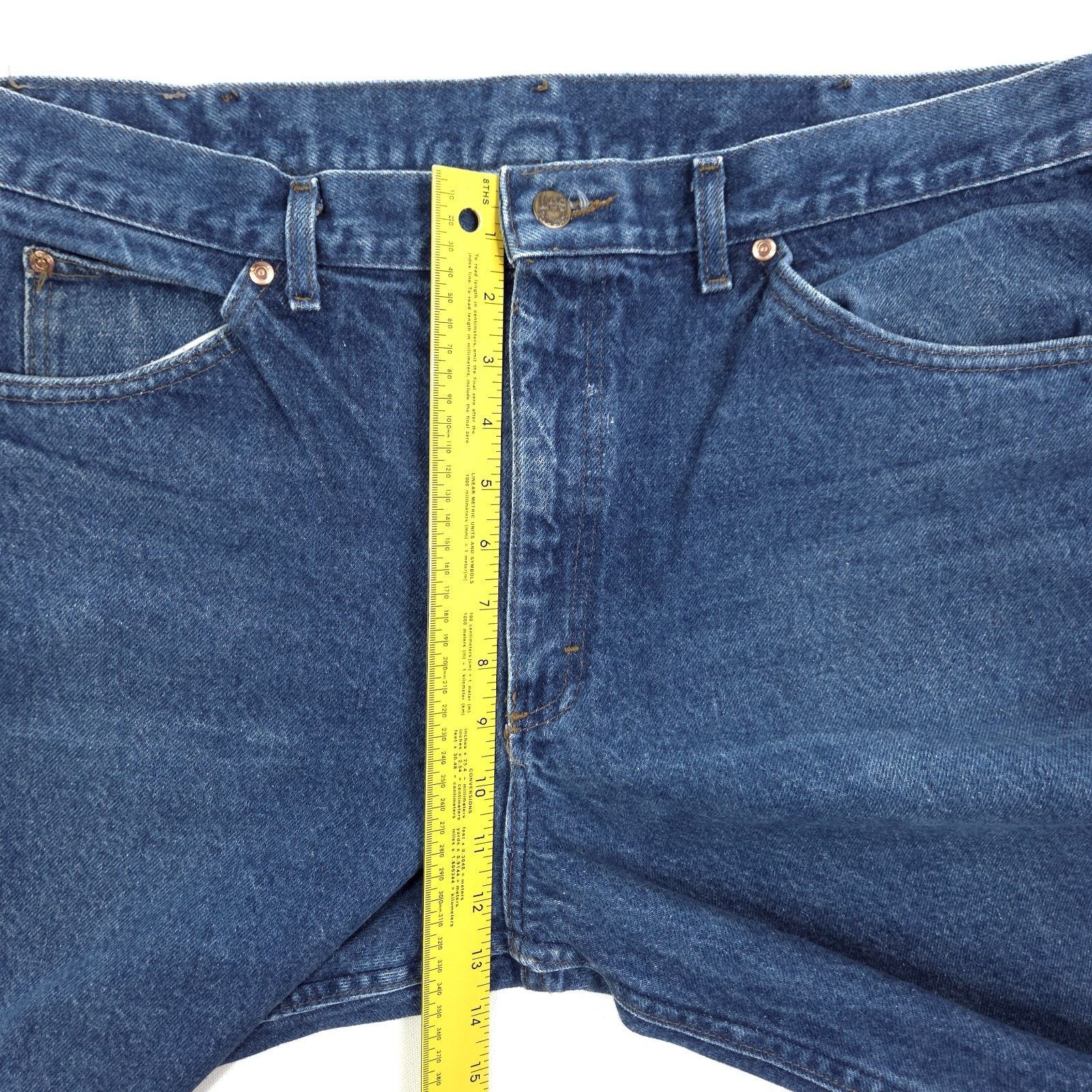 Lee Vintage 80's Lee Riders Jeans Mens 37x31 USA Union Made Size US 37 - 6 Thumbnail