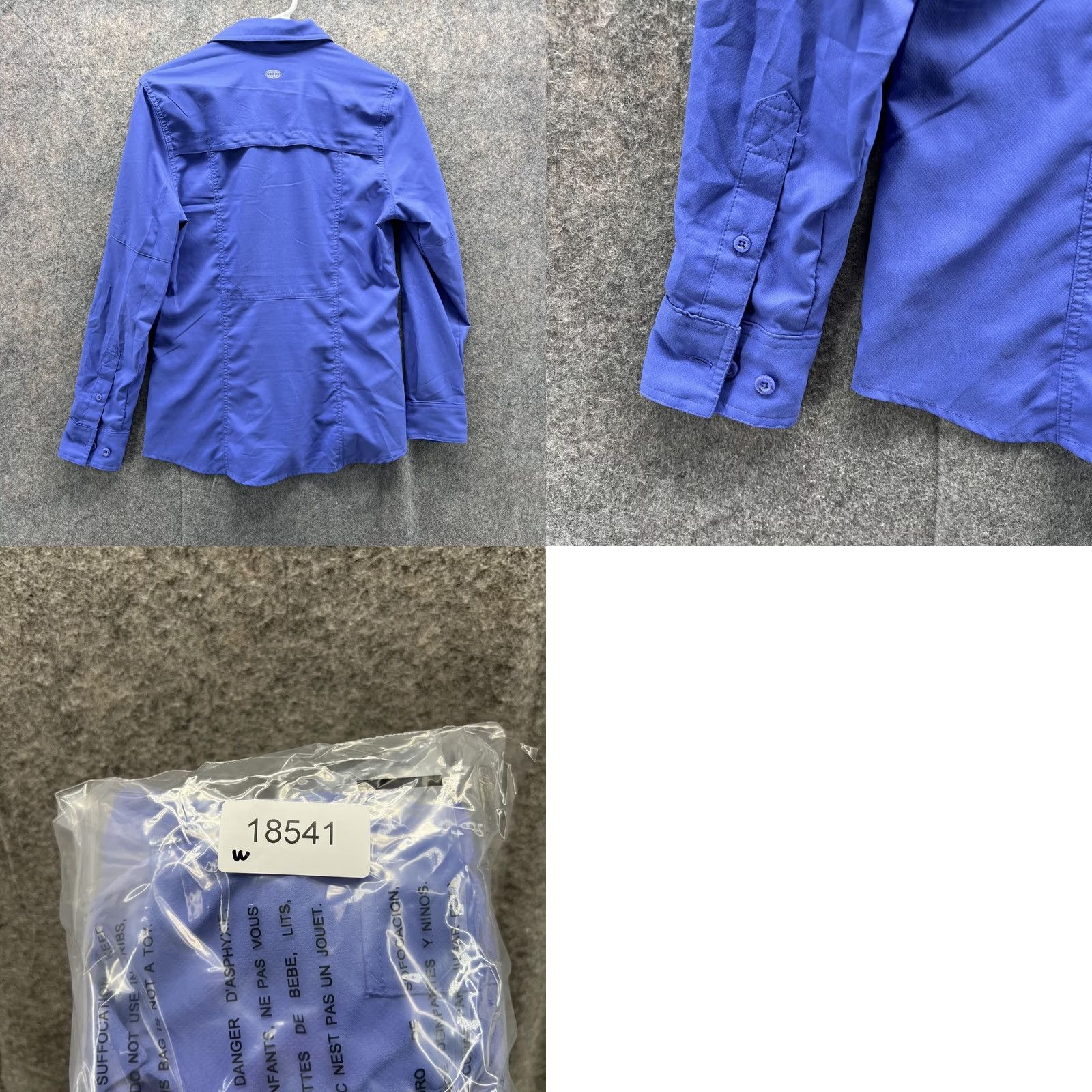 Vintage Reel Legends Shirt Women PS Petite Blue Saltwater Button-Down Vented Casual Size S / US 4 / IT 40 - 8 Thumbnail
