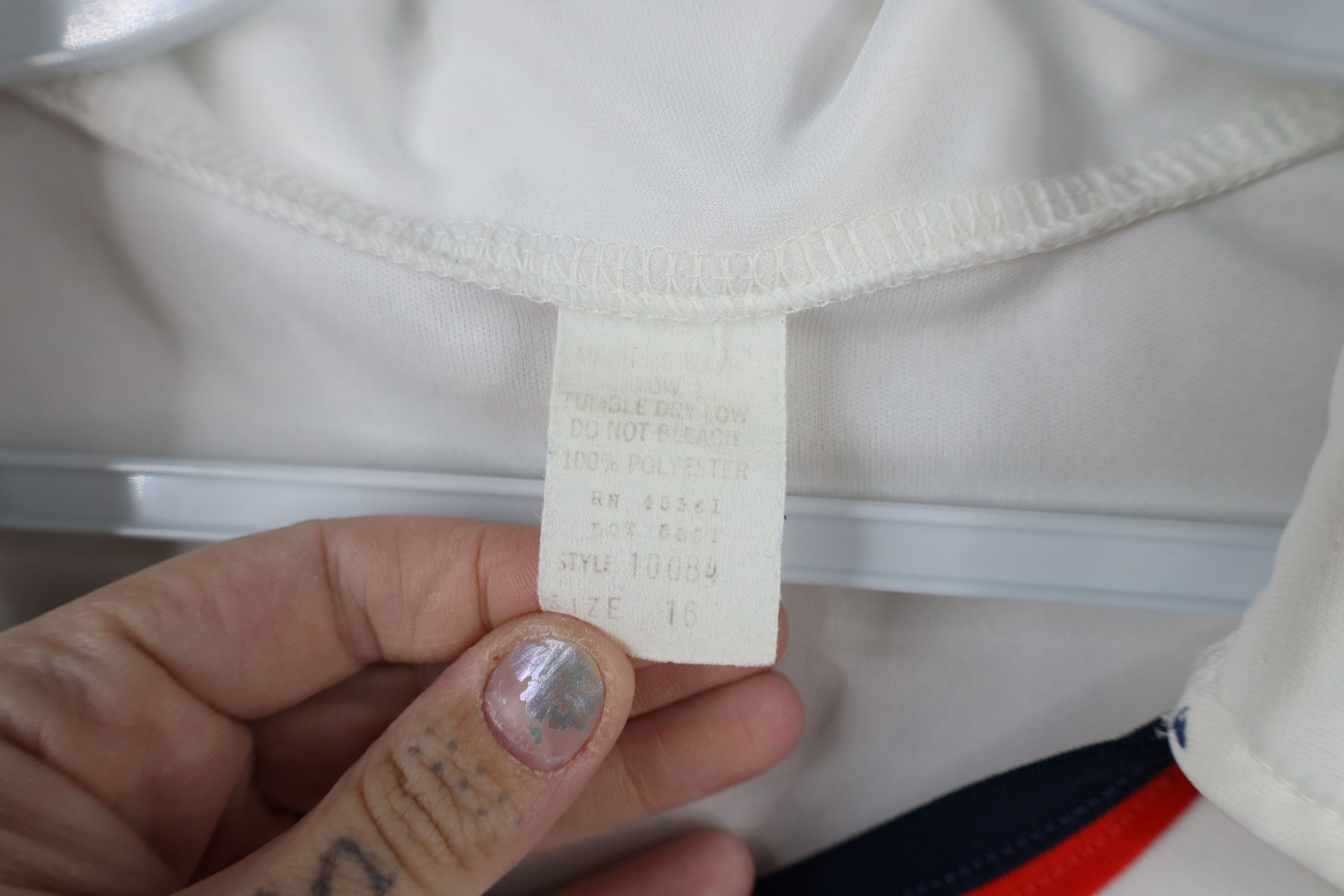 Vintage Vintage 70s Streetwear Collared Long Sleeve Polo Shirt USA Size XXL / US 16-18 / IT 52-54 - 8 Thumbnail