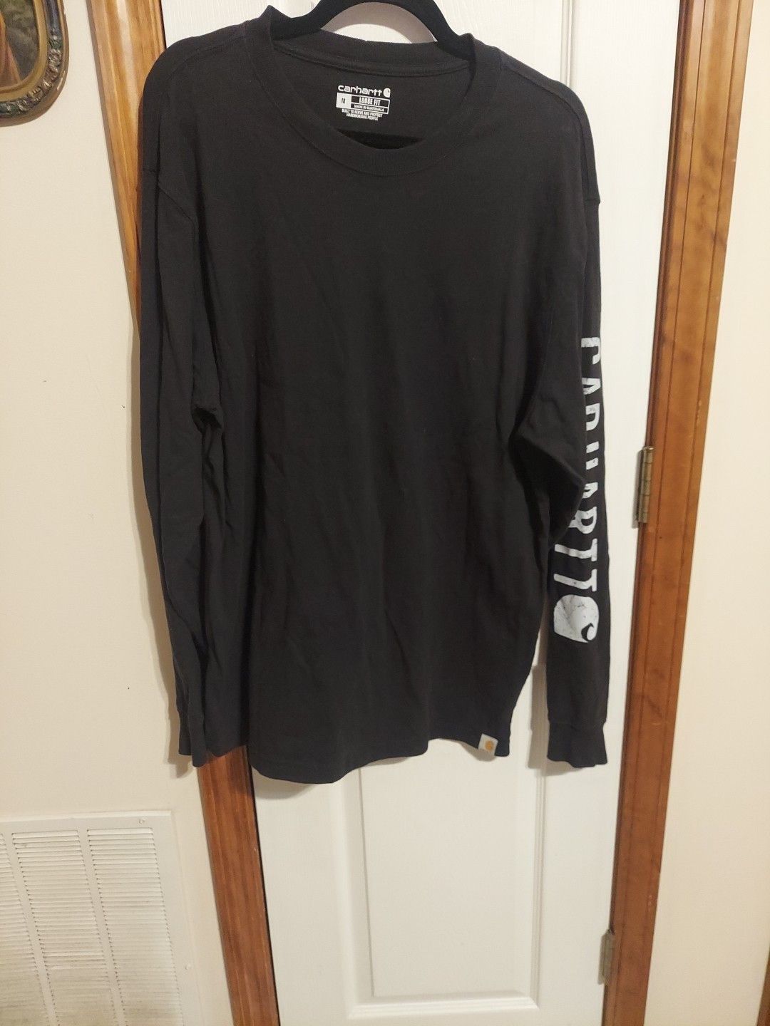 Carhartt Carhartt Long Sleeve T-Shirt Men's Medium Black Loose Fit, Size US M / EU 48-50 / 2 - 2 Thumbnail