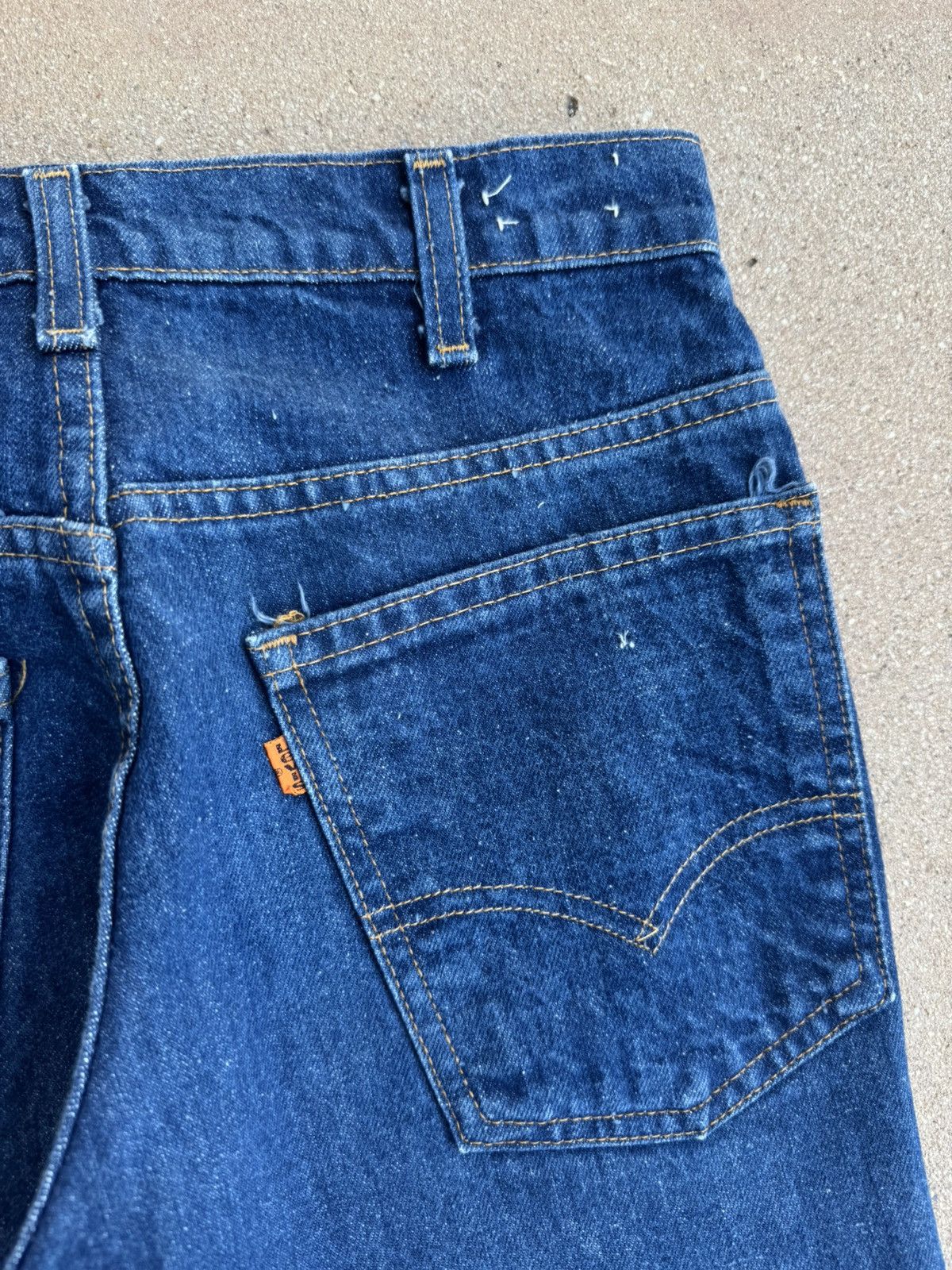 Vintage Vtg 80’s Levi’s 646 Orange Tab Bellbottom Flare Jeans 28x30 Size US 28 / EU 44 - 8 Thumbnail